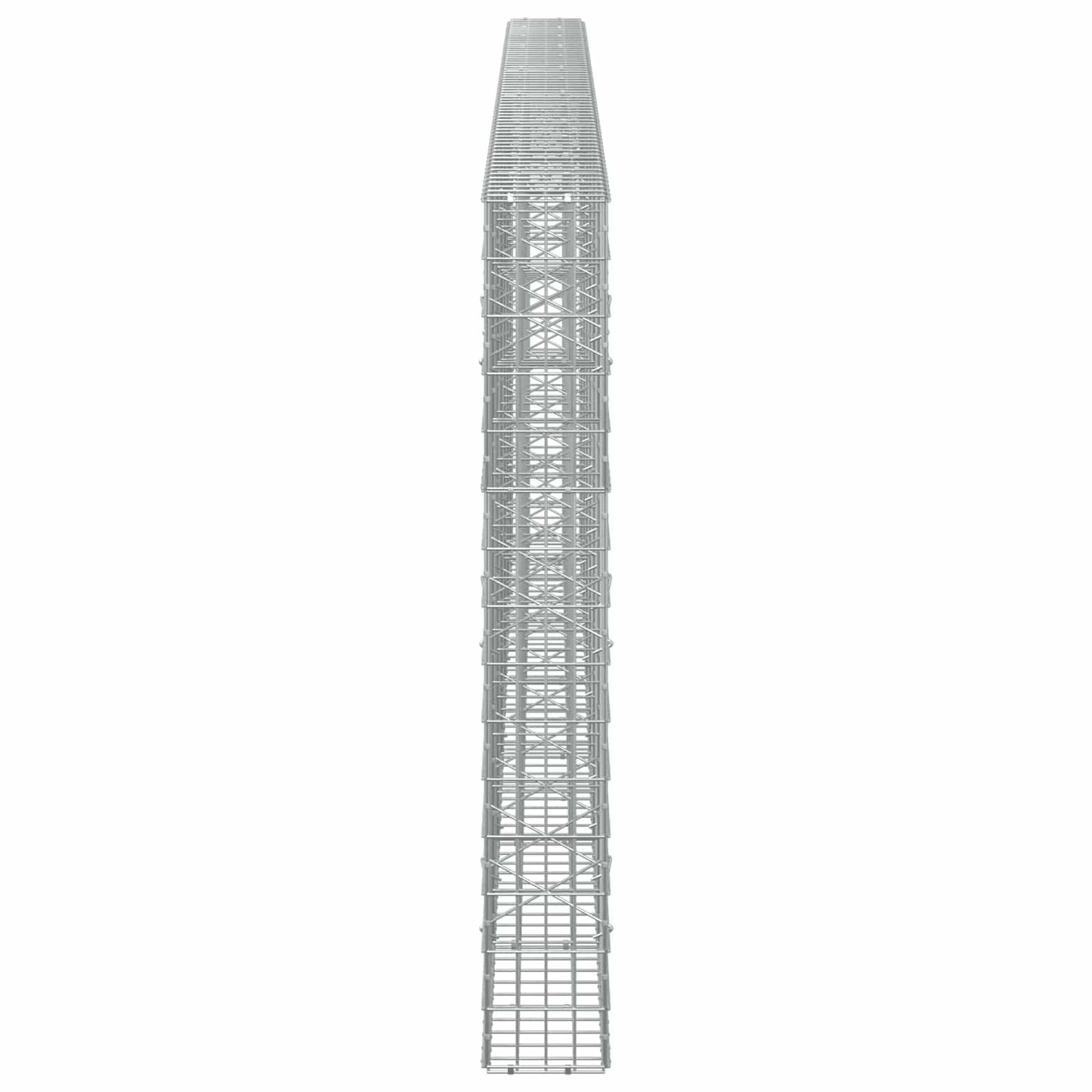 vidaXL Γκαμπιόν με σύρμα 5 mm και πλέγμα 5x10 cm 650x20x150 εκ