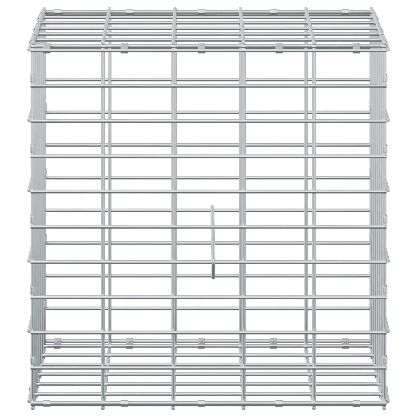 vidaXL Γκαμπιόν με σύρμα 5 mm και πλέγμα 5x10 cm 50x30x50 εκ.