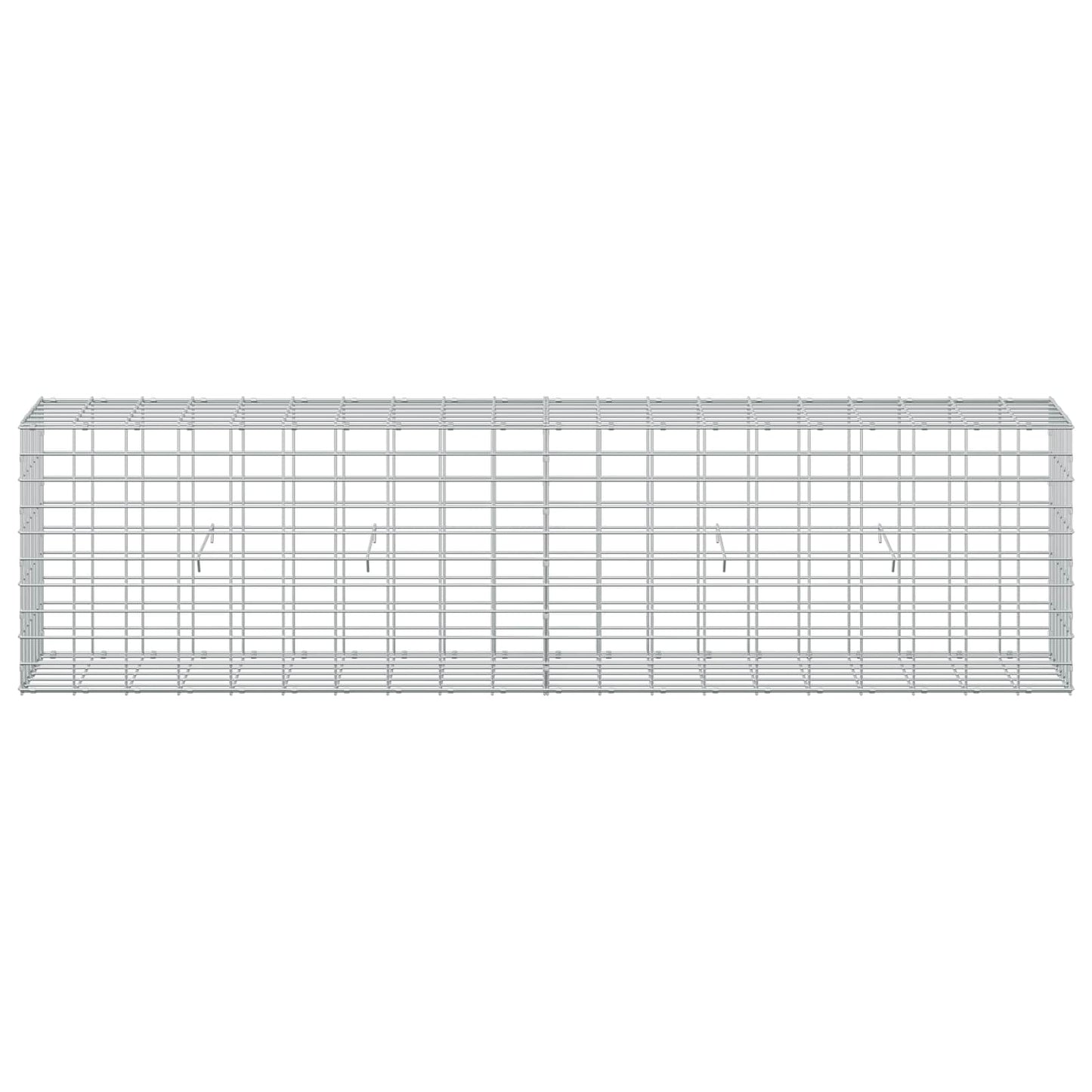 vidaXL Γκαμπιόν με σύρμα 5 mm και πλέγμα 5x10 cm 200x30x50 εκ