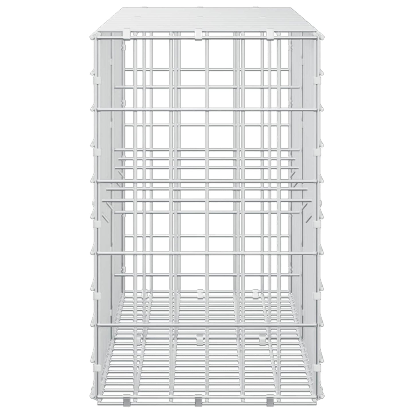 vidaXL Γκαμπιόν με σύρμα 5 mm και πλέγμα 5x10 cm 200x30x50 εκ