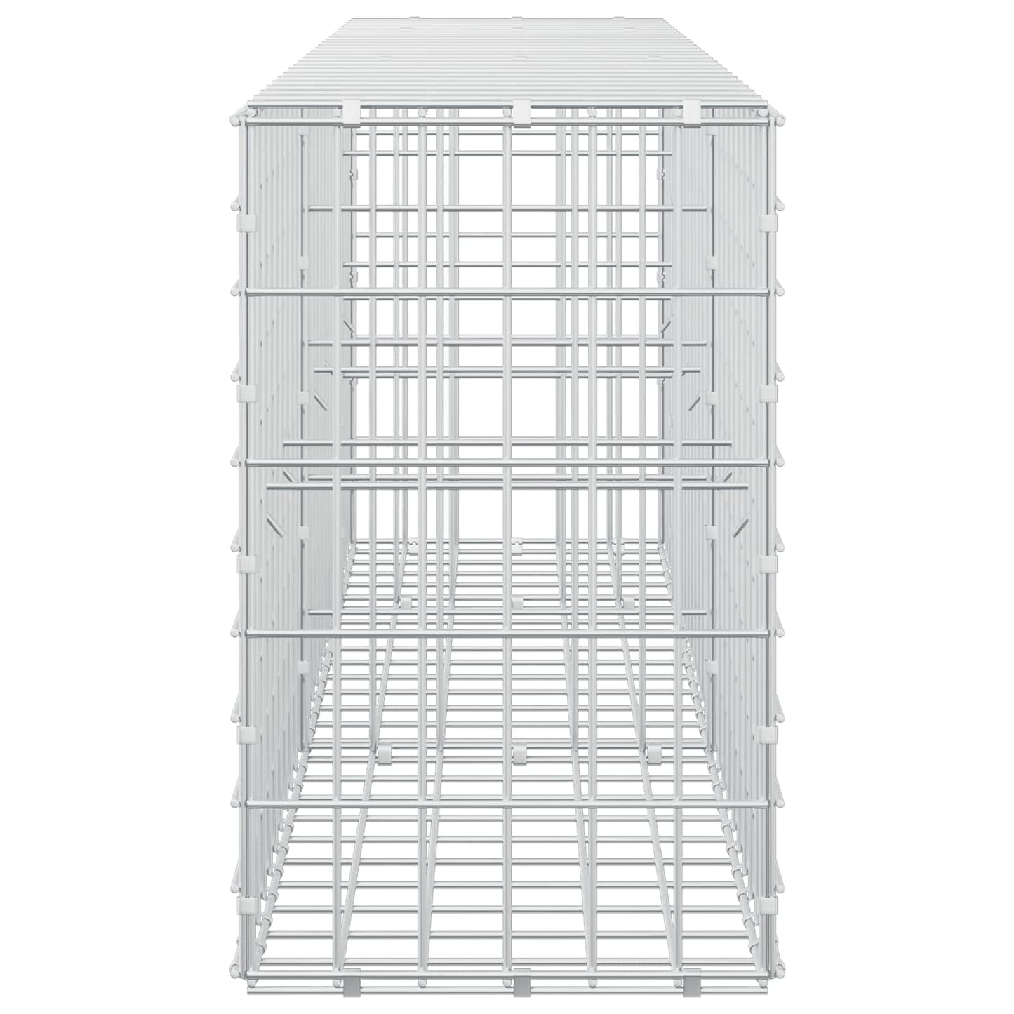 vidaXL Γκαμπιόν με σύρμα 5 mm και πλέγμα 5x10 cm 250x30x50 εκ