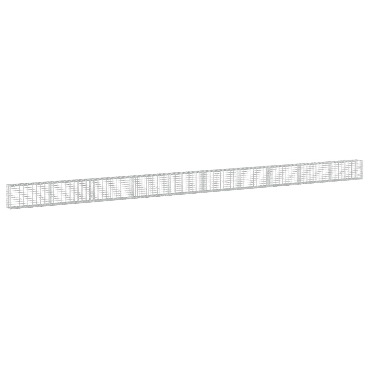 vidaXL Γκαμπιόν με σύρμα 5 mm και πλέγμα 5x10 cm 1000x30x50 εκ