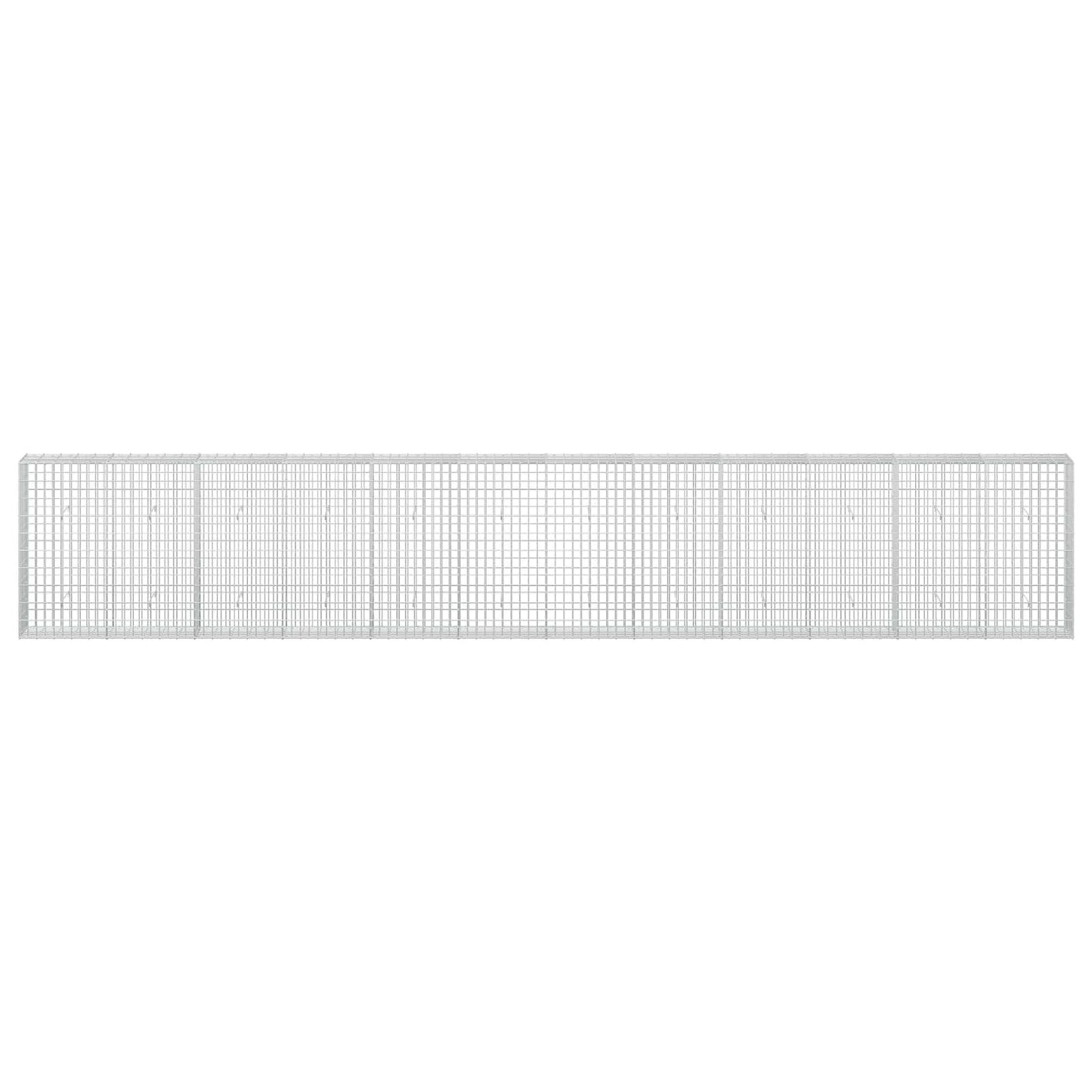vidaXL Γκαμπιόν με σύρμα 5 mm και πλέγμα 5x10 cm 600x30x100 εκ