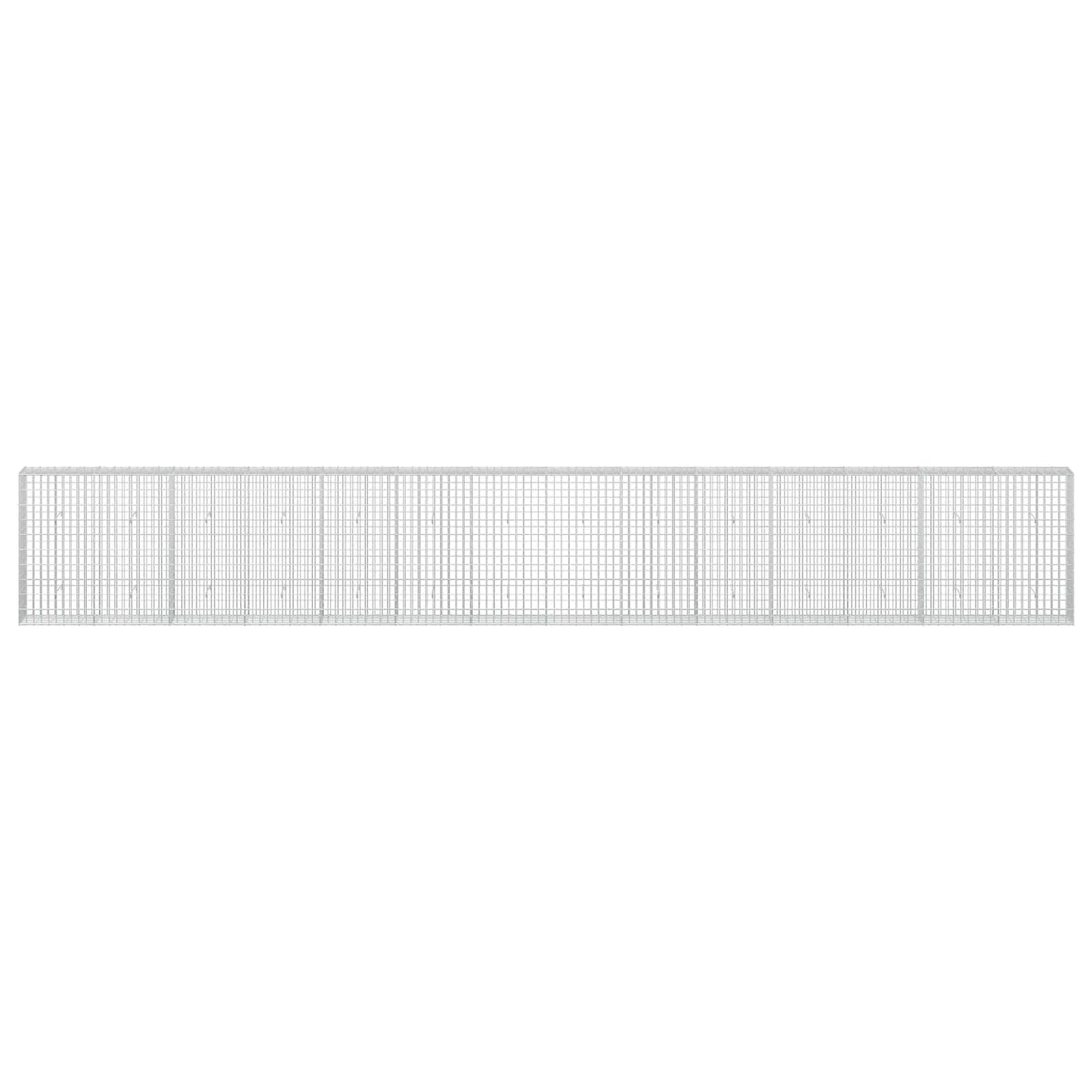 vidaXL Γκαμπιόν με σύρμα 5 mm και πλέγμα 5x10 cm 700x30x100 εκ