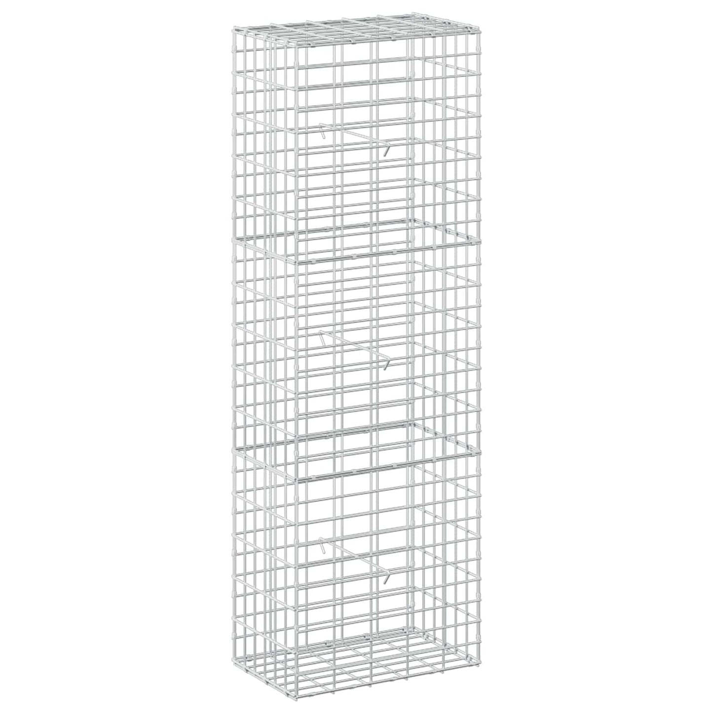 vidaXL Γκαμπιόν με σύρμα 5 mm και πλέγμα 5x10 cm 50x30x150 εκ