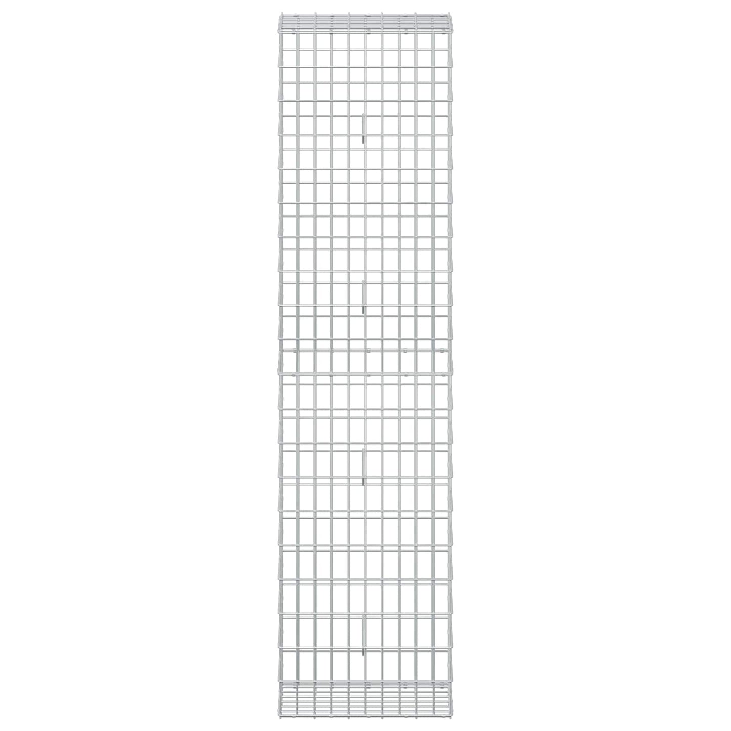 vidaXL Γκαμπιόν με σύρμα 5 mm και πλέγμα 5x10 cm 50x30x200 εκ