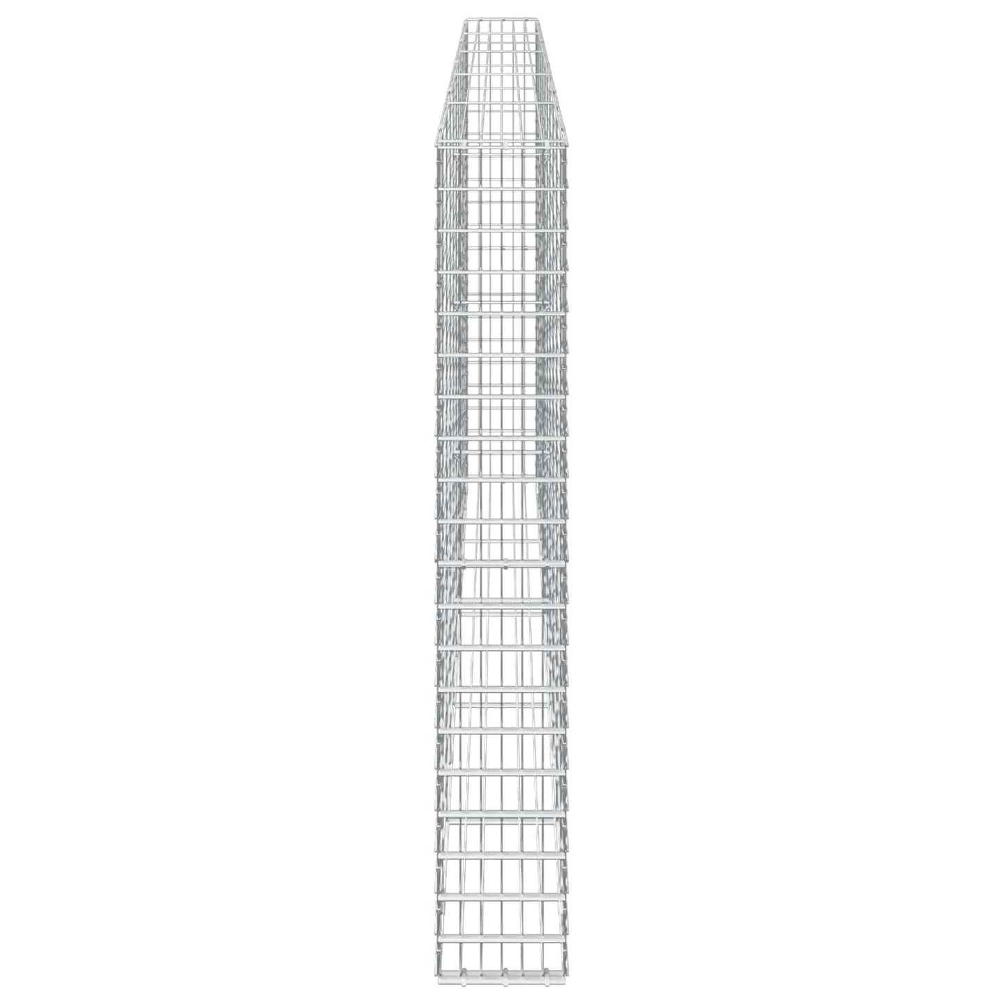 vidaXL Γκαμπιόν με σύρμα 5 mm και πλέγμα 5x10 cm 50x30x200 εκ