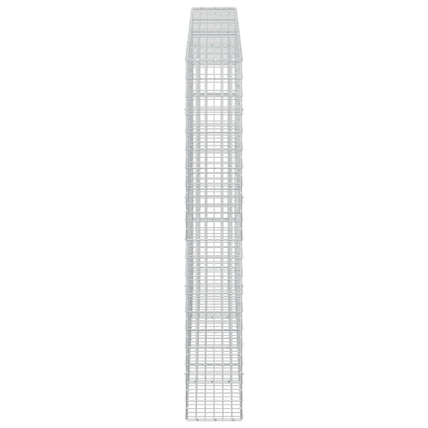 vidaXL Γκαμπιόν με σύρμα 5 mm και πλέγμα 5x10 cm 400x30x200 εκ