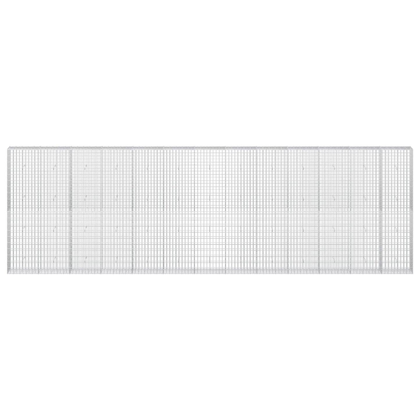 vidaXL Γκαμπιόν με σύρμα 5 mm και πλέγμα 5x10 cm 650x30x200 εκ