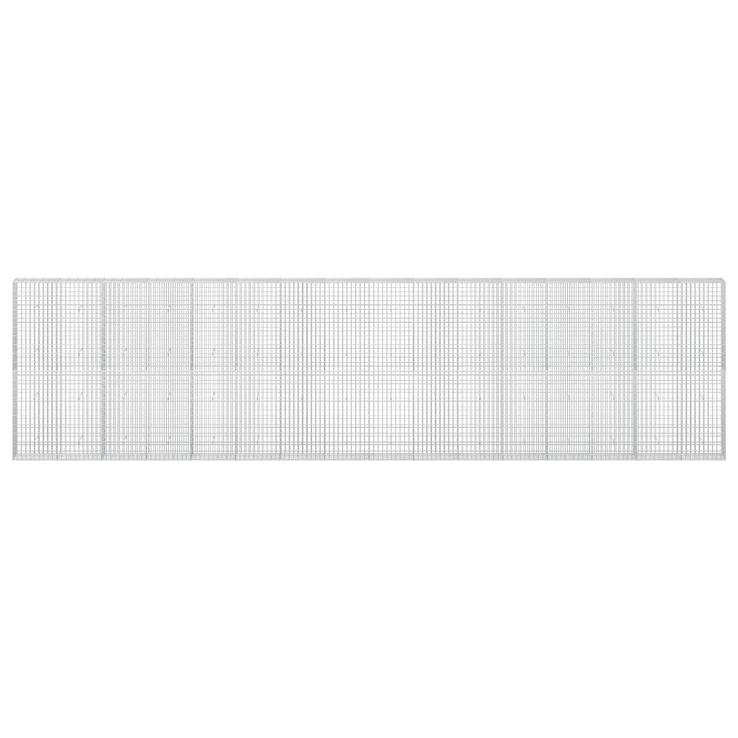 vidaXL Γκαμπιόν με σύρμα 5 mm και πλέγμα 5x10 cm 800x30x200 εκ