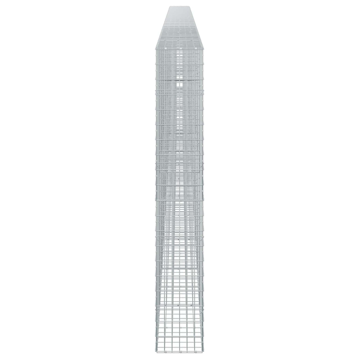 vidaXL Γκαμπιόν με σύρμα 5 mm και πλέγμα 5x10 cm 1000x30x200 εκ