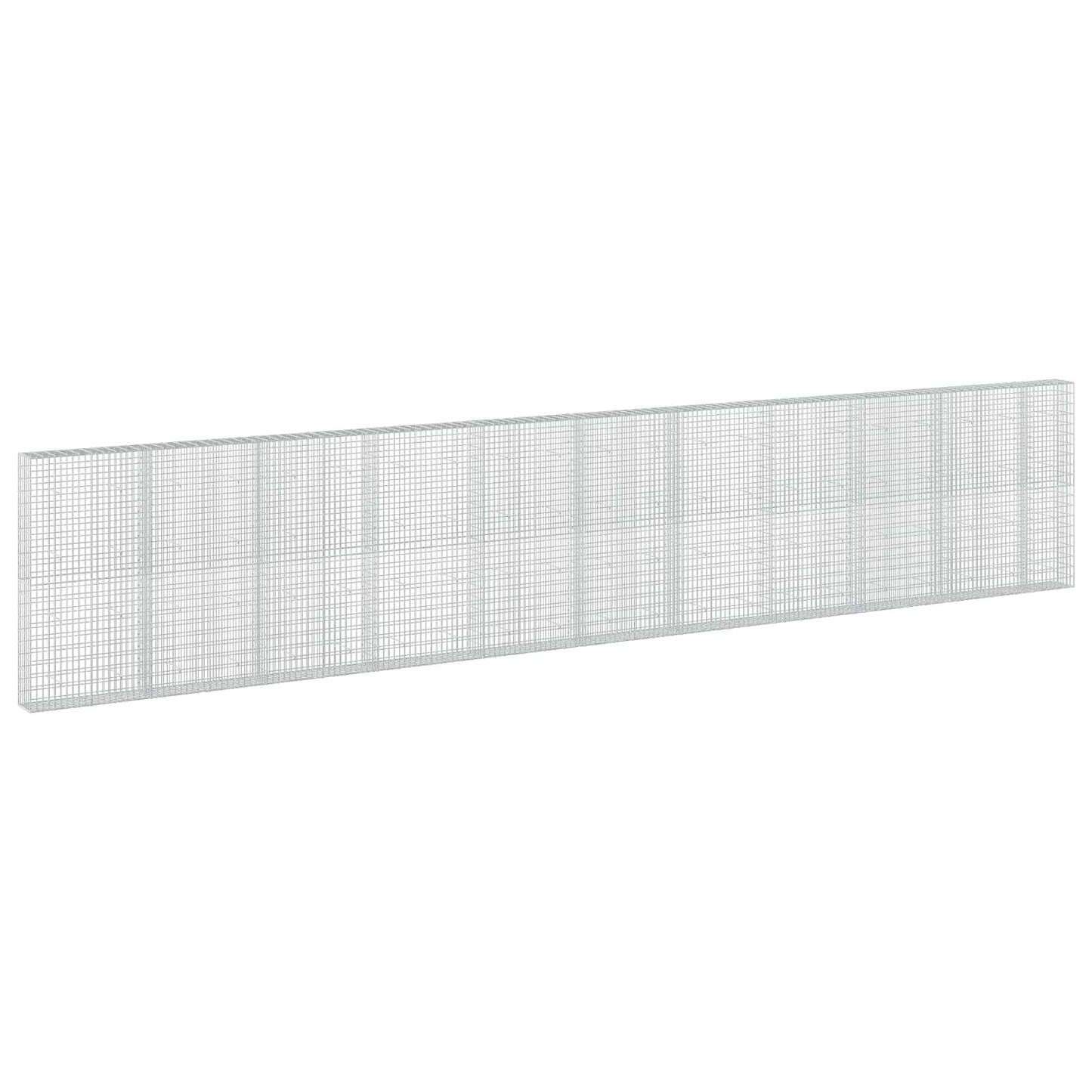 vidaXL Γκαμπιόν με σύρμα 5 mm και πλέγμα 5x10 cm 1050x30x200 εκ