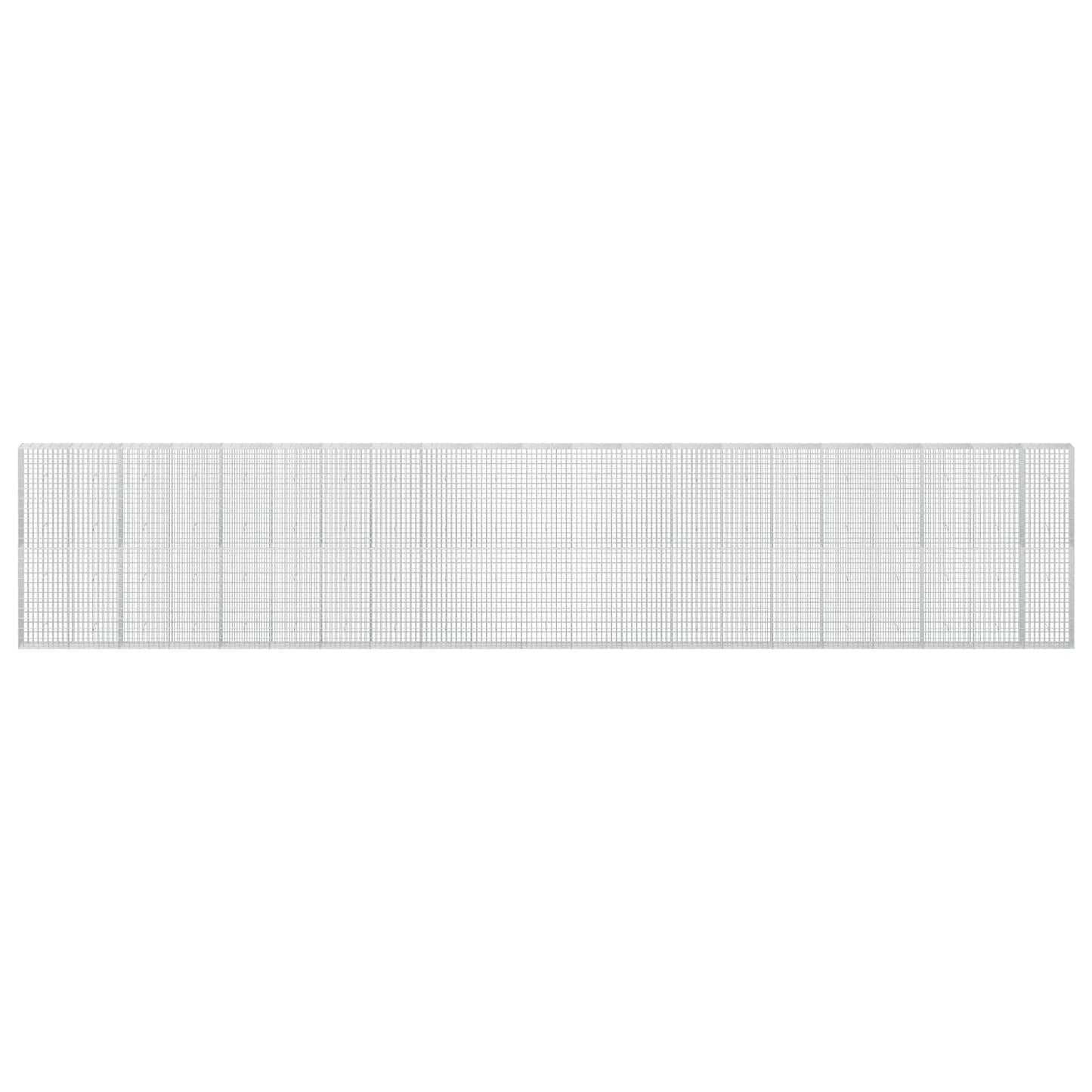 vidaXL Γκαμπιόν με σύρμα 5 mm και πλέγμα 5x10 cm 1050x30x200 εκ