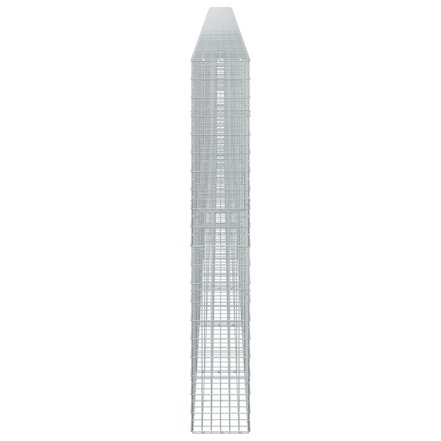vidaXL Γκαμπιόν με σύρμα 5 mm και πλέγμα 5x10 cm 1100x30x200 εκ