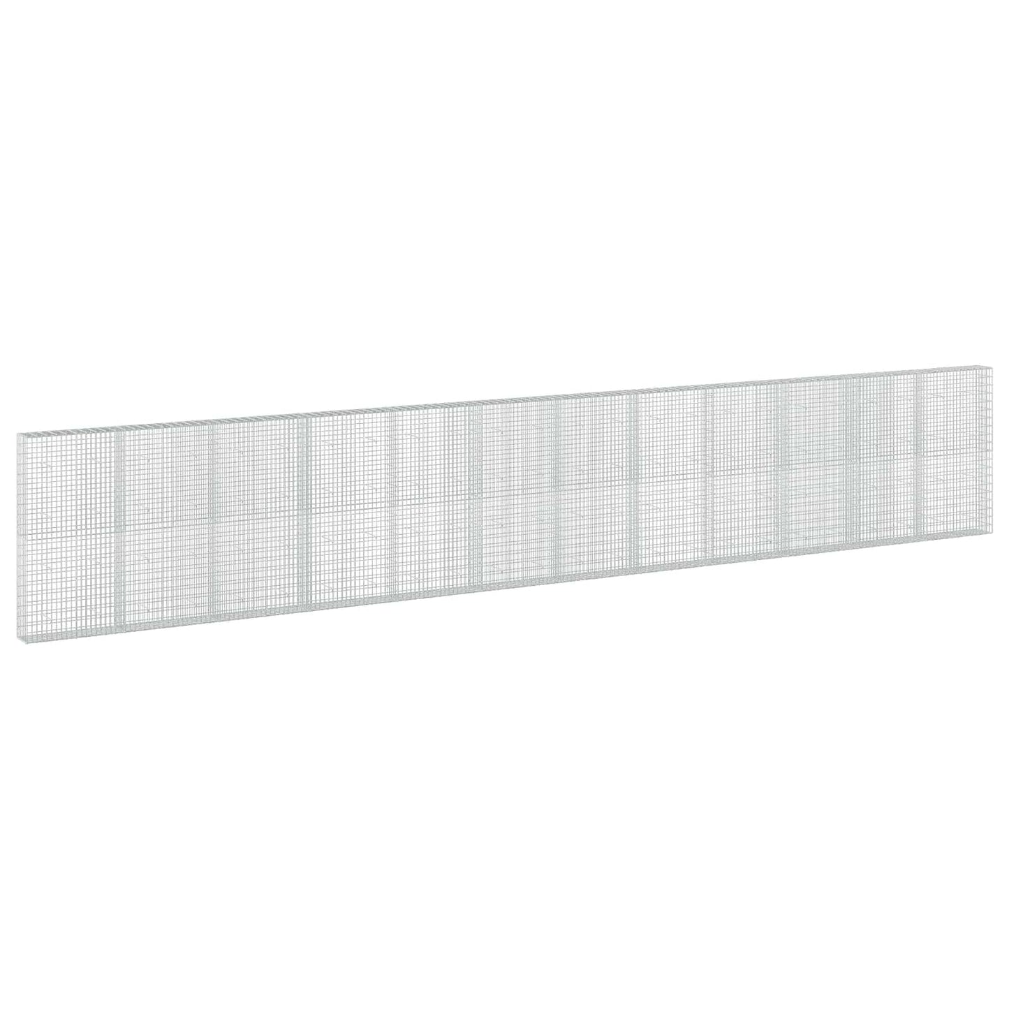 vidaXL Γκαμπιόν με σύρμα 5 mm και πλέγμα 5x10 cm 1200x30x200 εκ