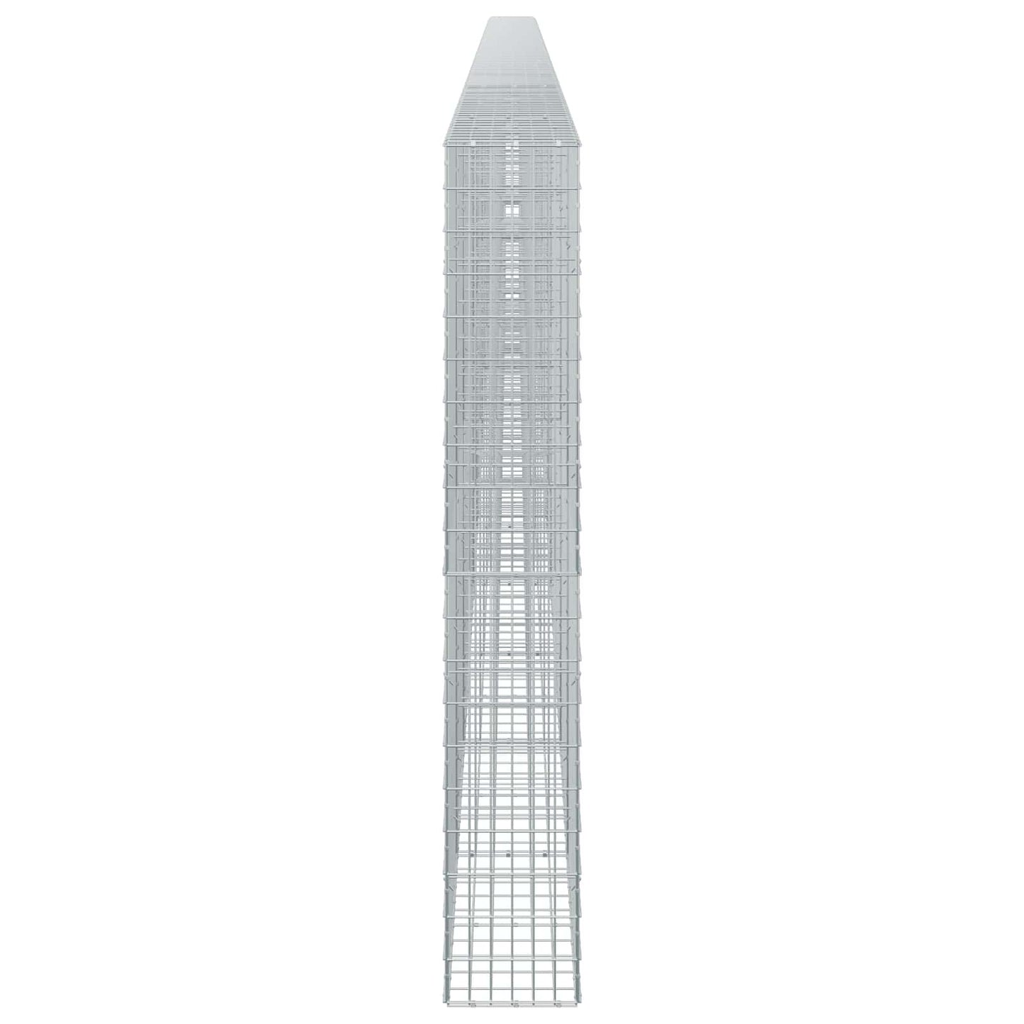 vidaXL Γκαμπιόν με σύρμα 5 mm και πλέγμα 5x10 cm 1200x30x200 εκ
