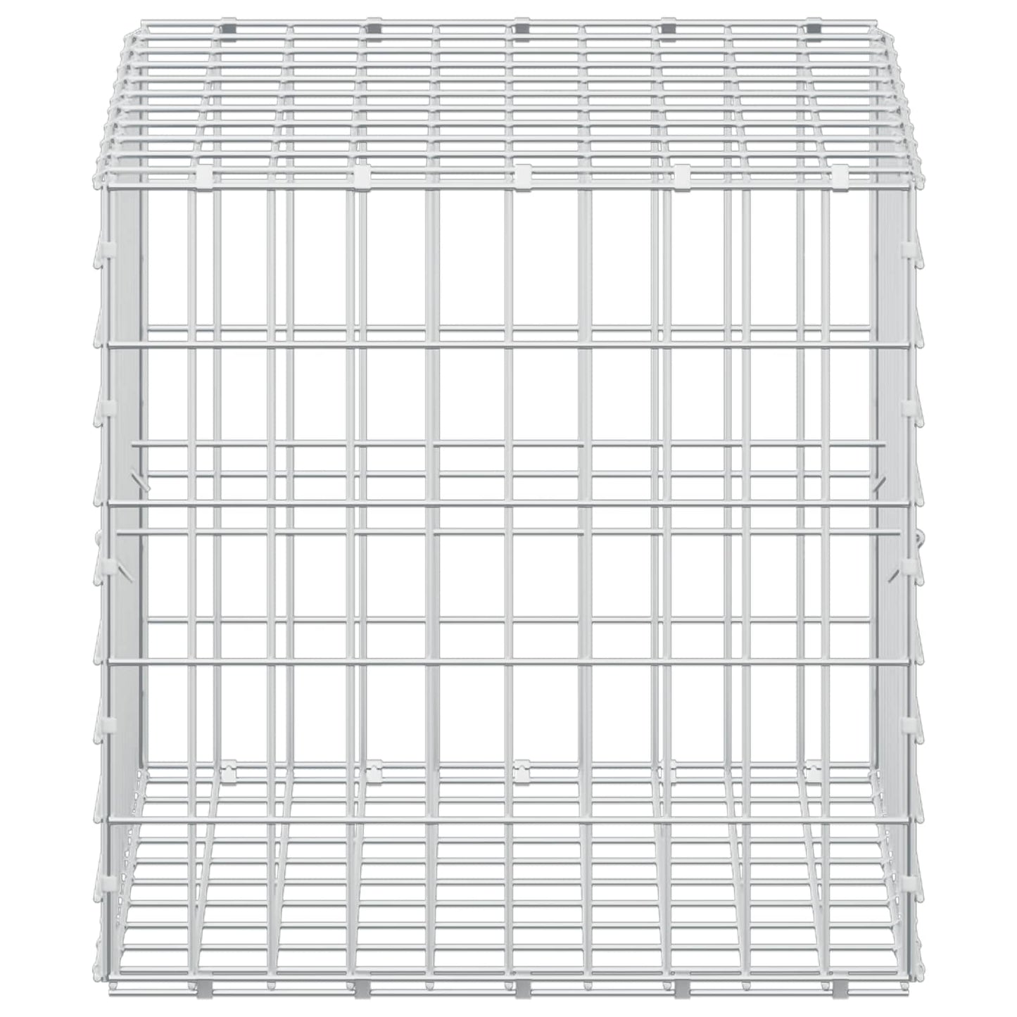 vidaXL Γκαμπιόν με σύρμα 5 mm και πλέγμα 5x10 cm 100x50x50 εκ