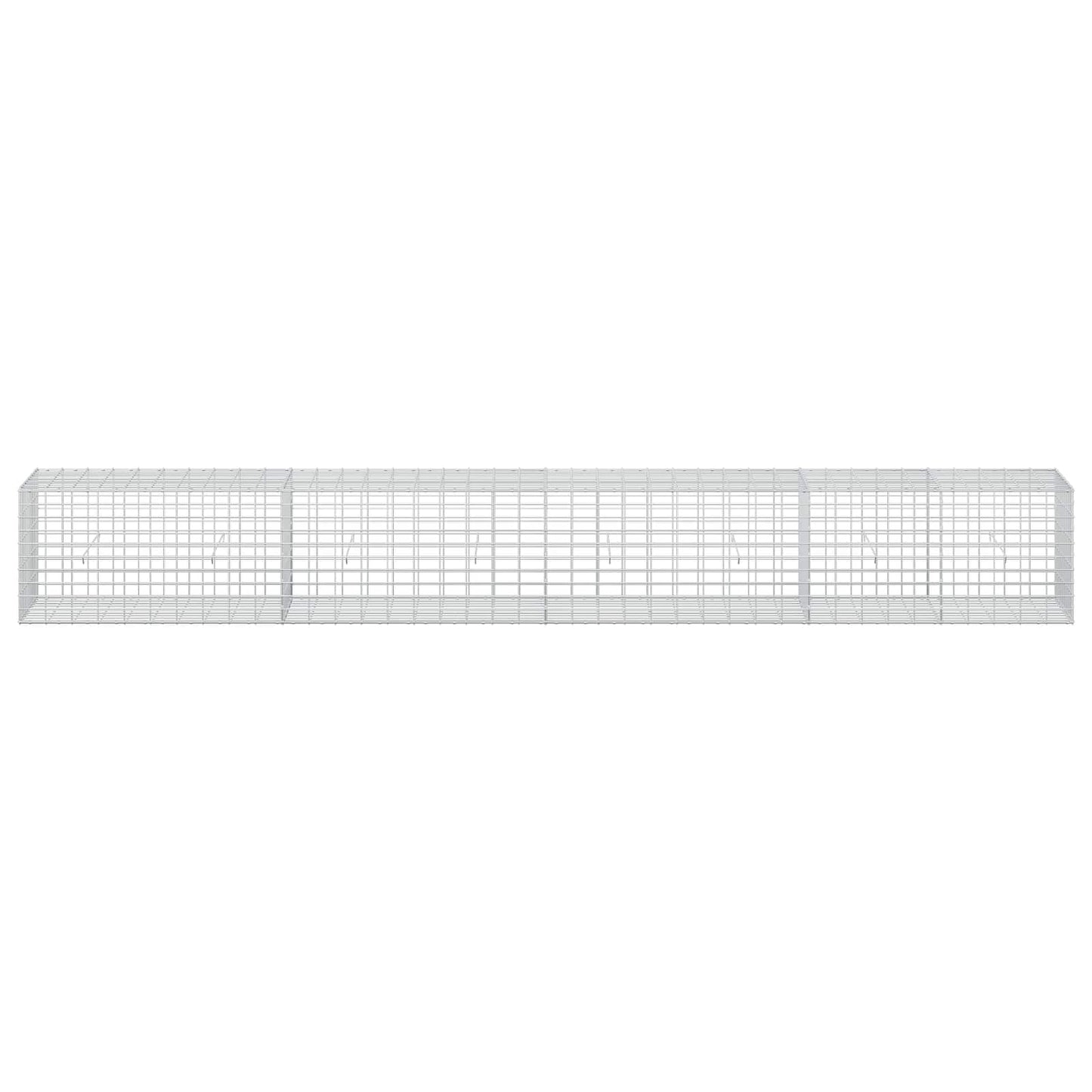 vidaXL Γκαμπιόν με σύρμα 5 mm και πλέγμα 5x10 cm 400x50x50 εκ