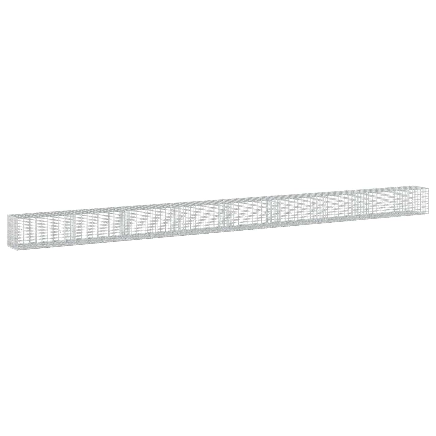 vidaXL Γκαμπιόν με σύρμα 5 mm και πλέγμα 5x10 cm 850x50x50 εκ