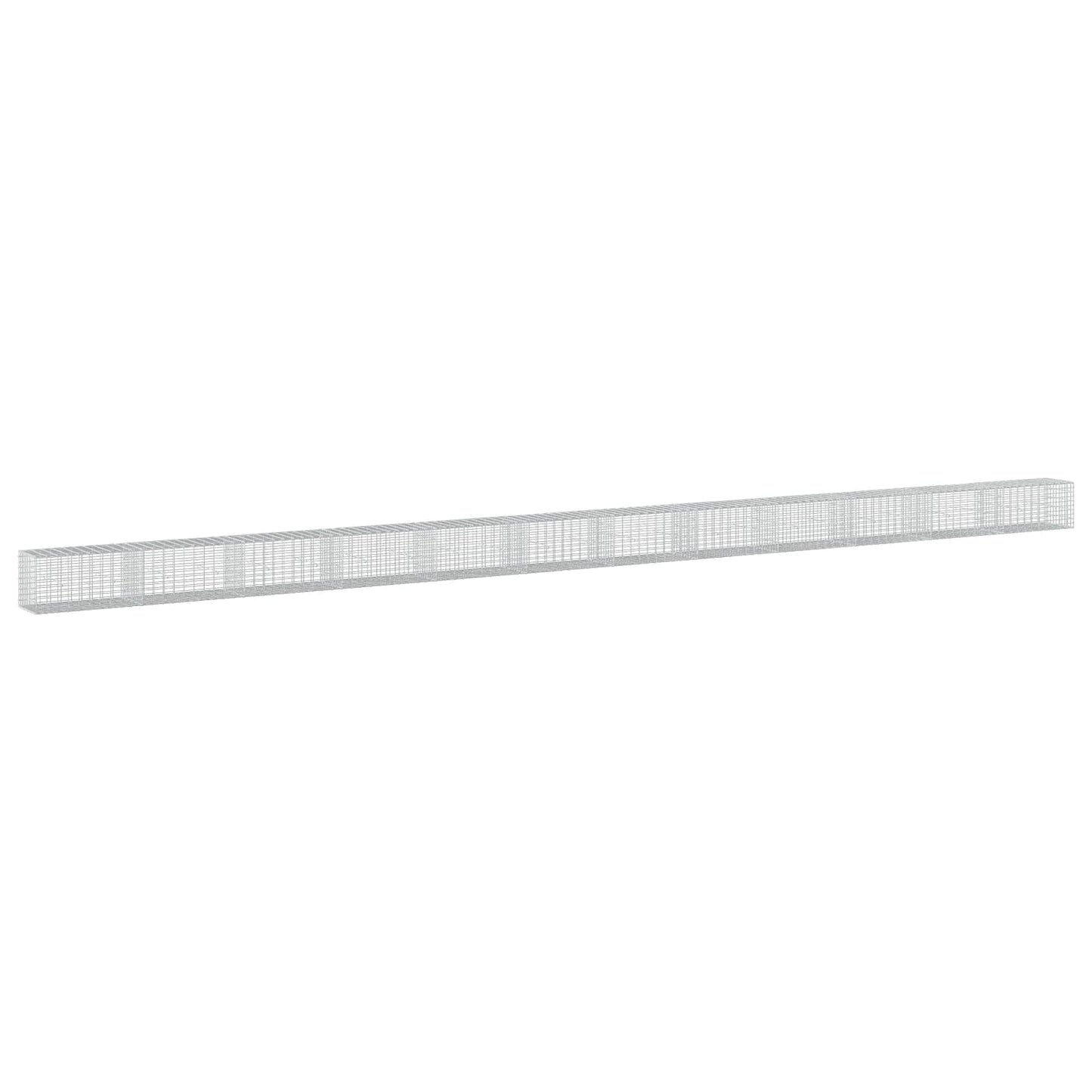 vidaXL Γκαμπιόν με σύρμα 5 mm και πλέγμα 5x10 cm 1200x50x50 εκ