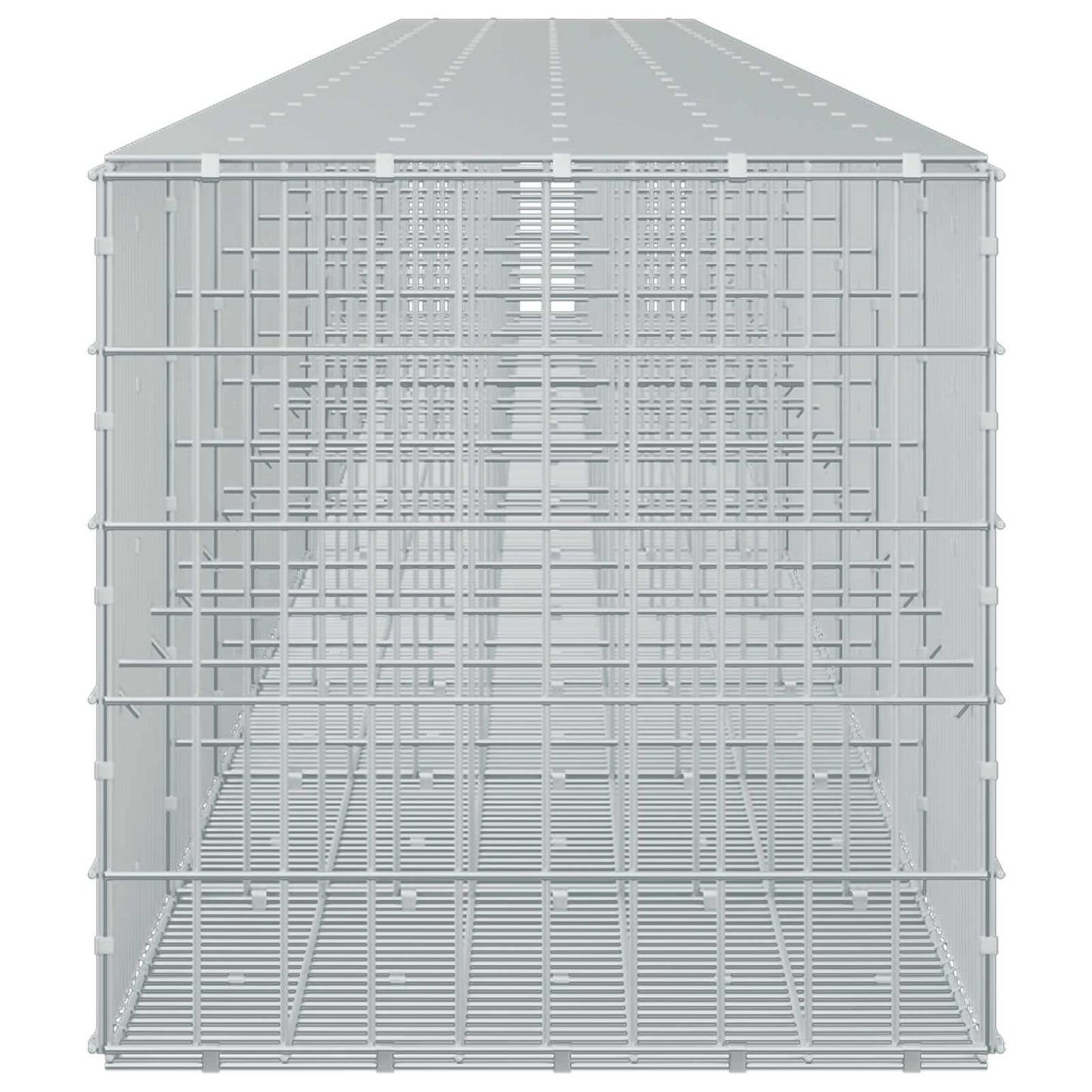 vidaXL Γκαμπιόν με σύρμα 5 mm και πλέγμα 5x10 cm 1200x50x50 εκ