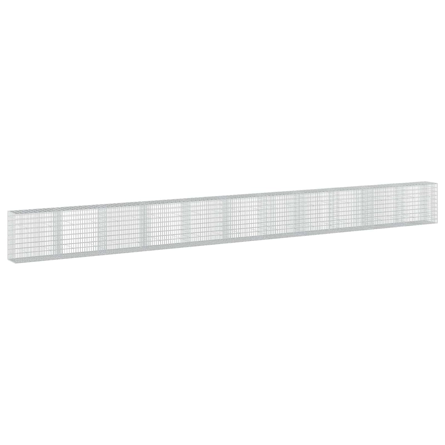 vidaXL Γκαμπιόν με σύρμα 5 mm και πλέγμα 5x10 cm 1100x50x100 εκ.