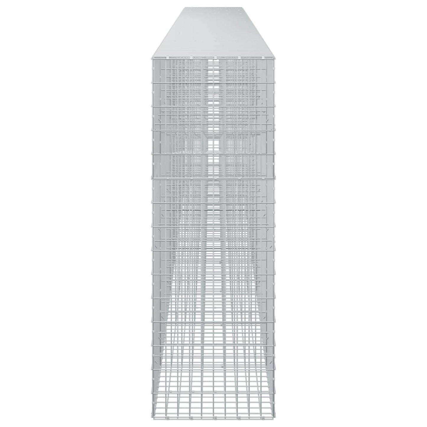 vidaXL Γκαμπιόν με σύρμα 5 mm και πλέγμα 5x10 cm 850x50x150 εκ