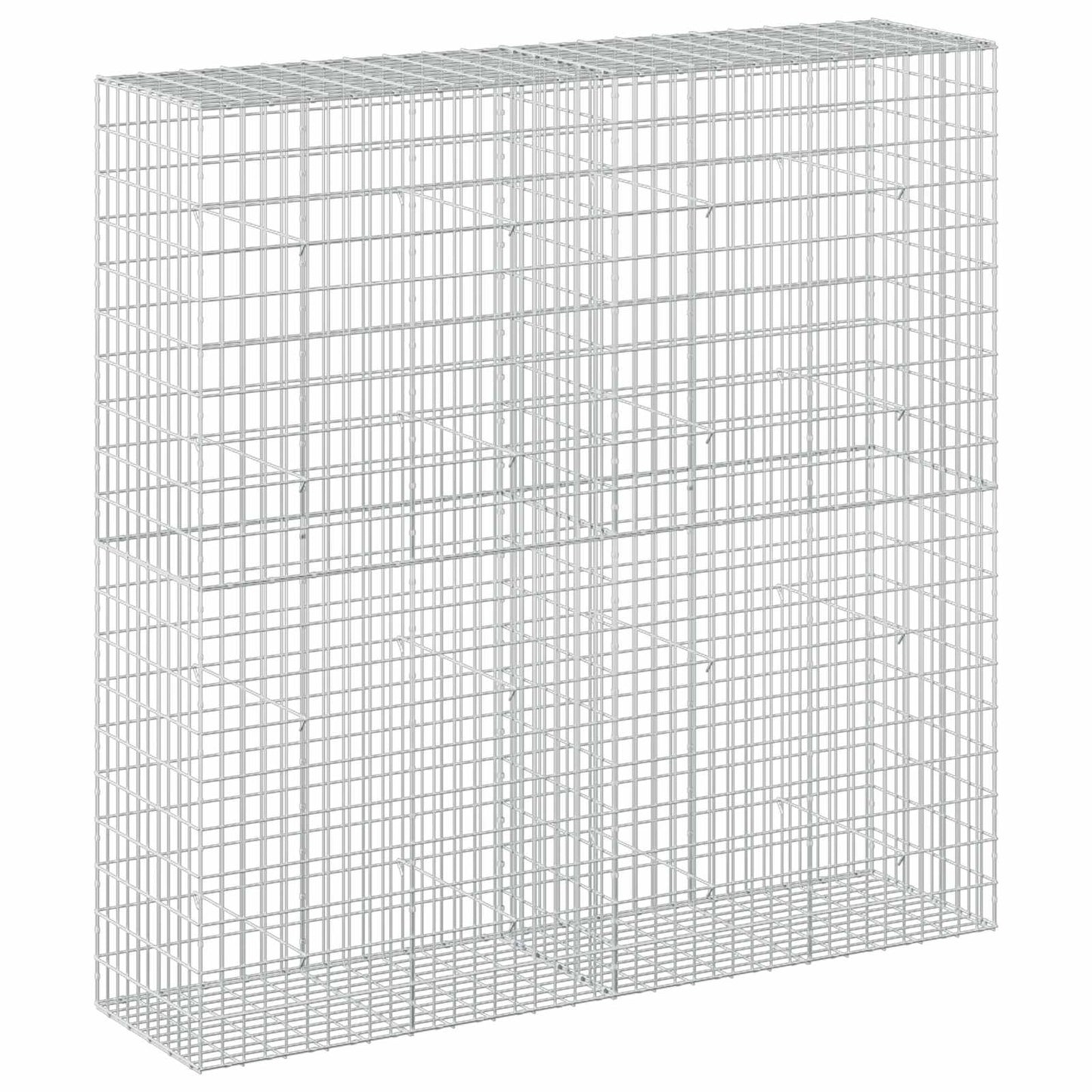 vidaXL Γκαμπιόν με σύρμα 5 mm και πλέγμα 5x10 cm 200x50x200 εκ