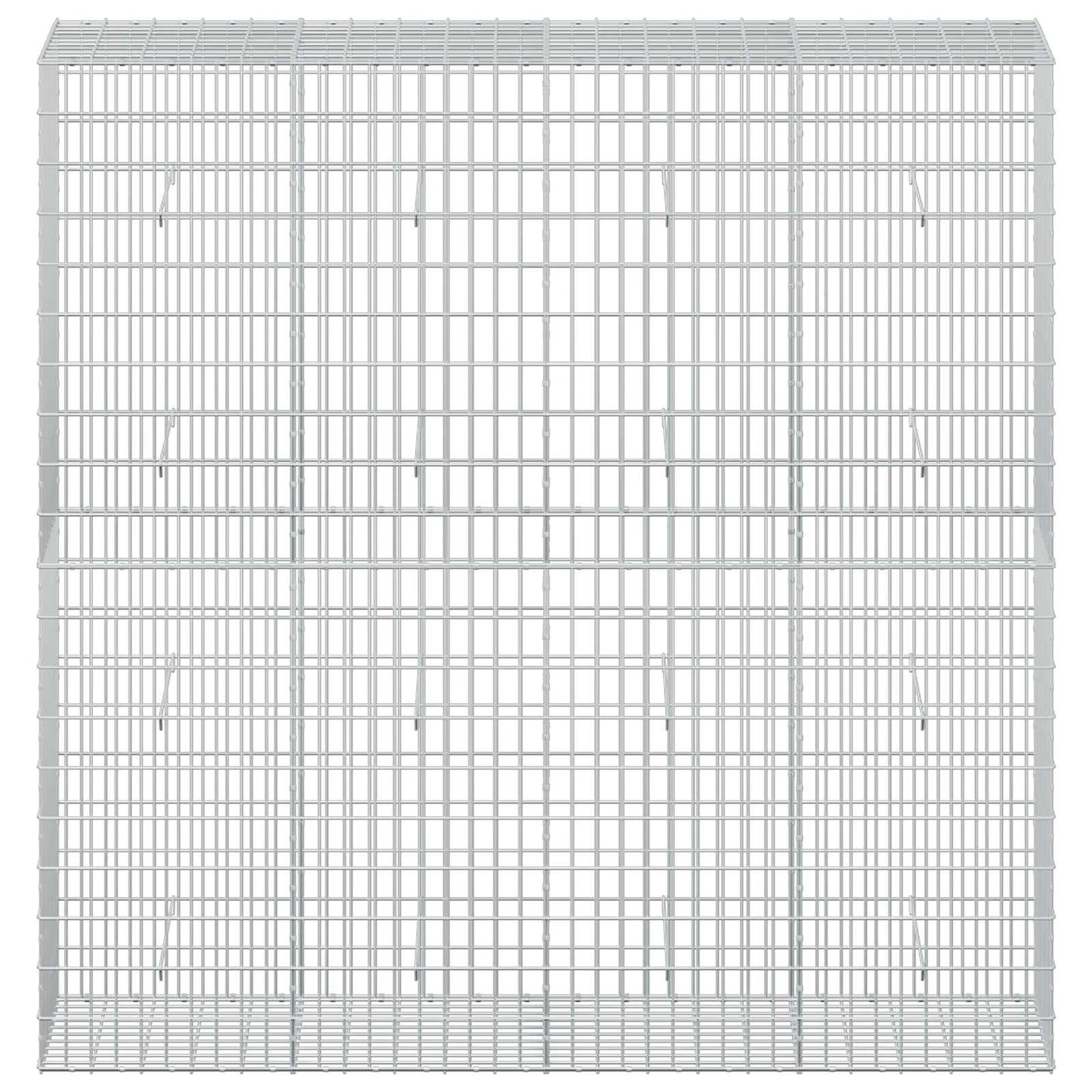 vidaXL Γκαμπιόν με σύρμα 5 mm και πλέγμα 5x10 cm 200x50x200 εκ