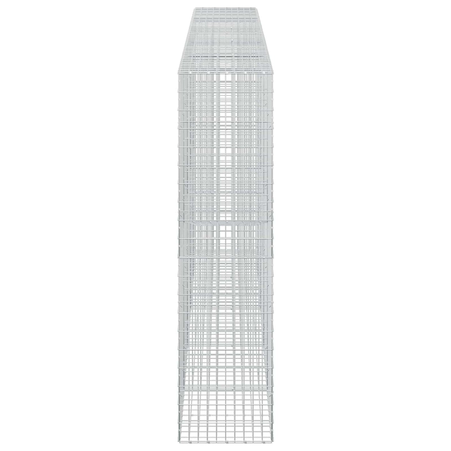 vidaXL Γκαμπιόν με σύρμα 5 mm και πλέγμα 5x10 cm 500x50x200 εκ