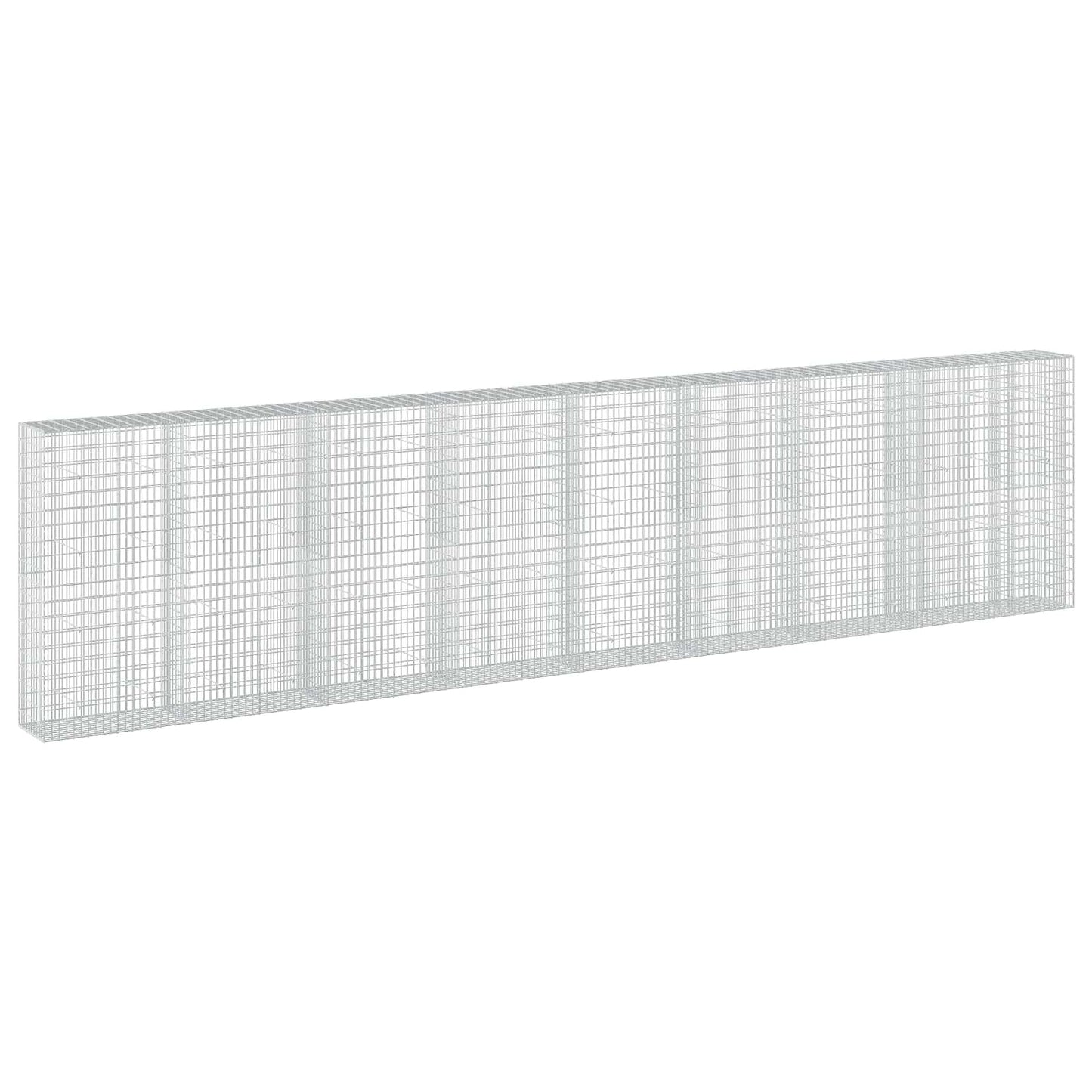vidaXL Γκαμπιόν με σύρμα 5 mm και πλέγμα 5x10 cm 850x50x200 εκ