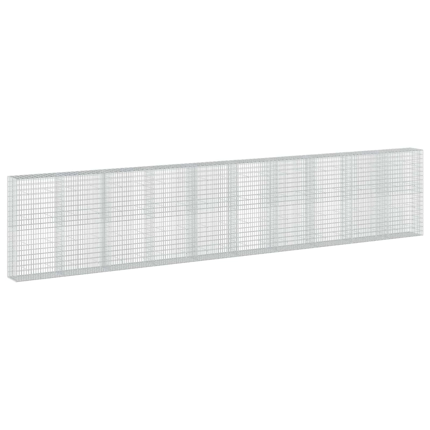 vidaXL Γκαμπιόν με σύρμα 5 mm και πλέγμα 5x10 cm 1000x50x200 εκ