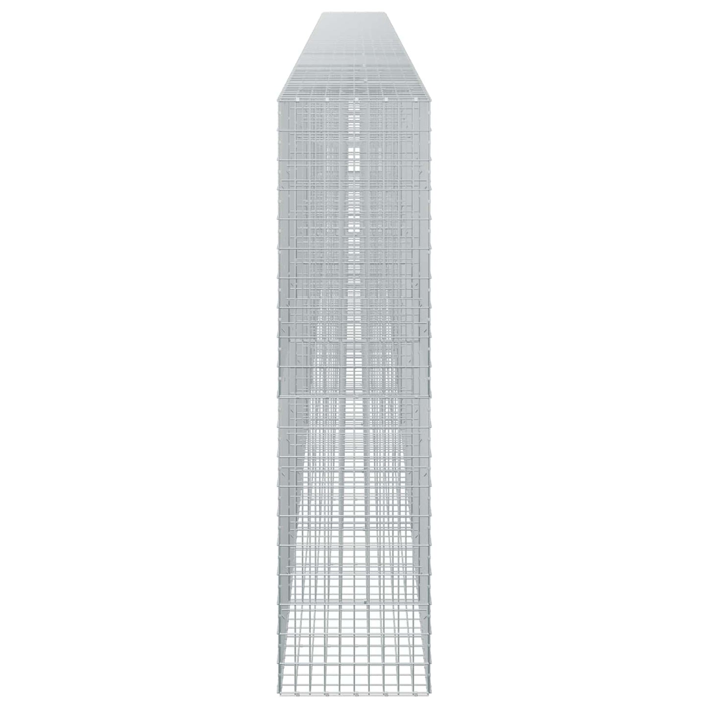 vidaXL Γκαμπιόν με σύρμα 5 mm και πλέγμα 5x10 cm 1000x50x200 εκ