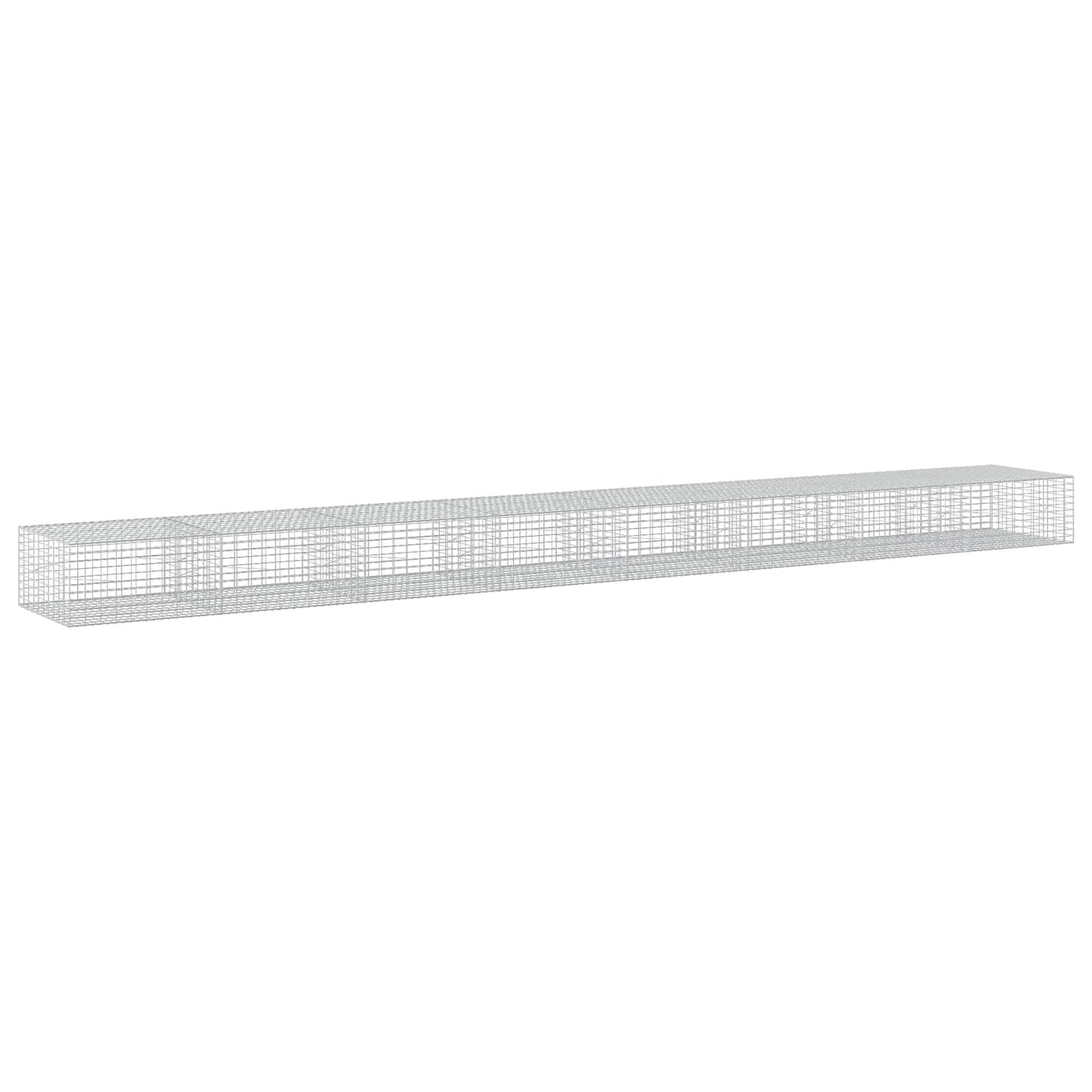 vidaXL Γκαμπιόν με σύρμα 5 mm και πλέγμα 5x10 cm 800x100x50 εκ.