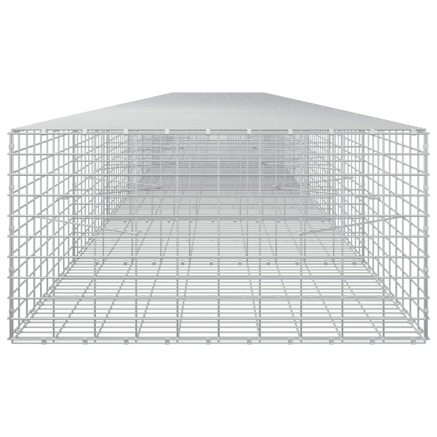 vidaXL Γκαμπιόν με σύρμα 5 mm και πλέγμα 5x10 cm 800x100x50 εκ.
