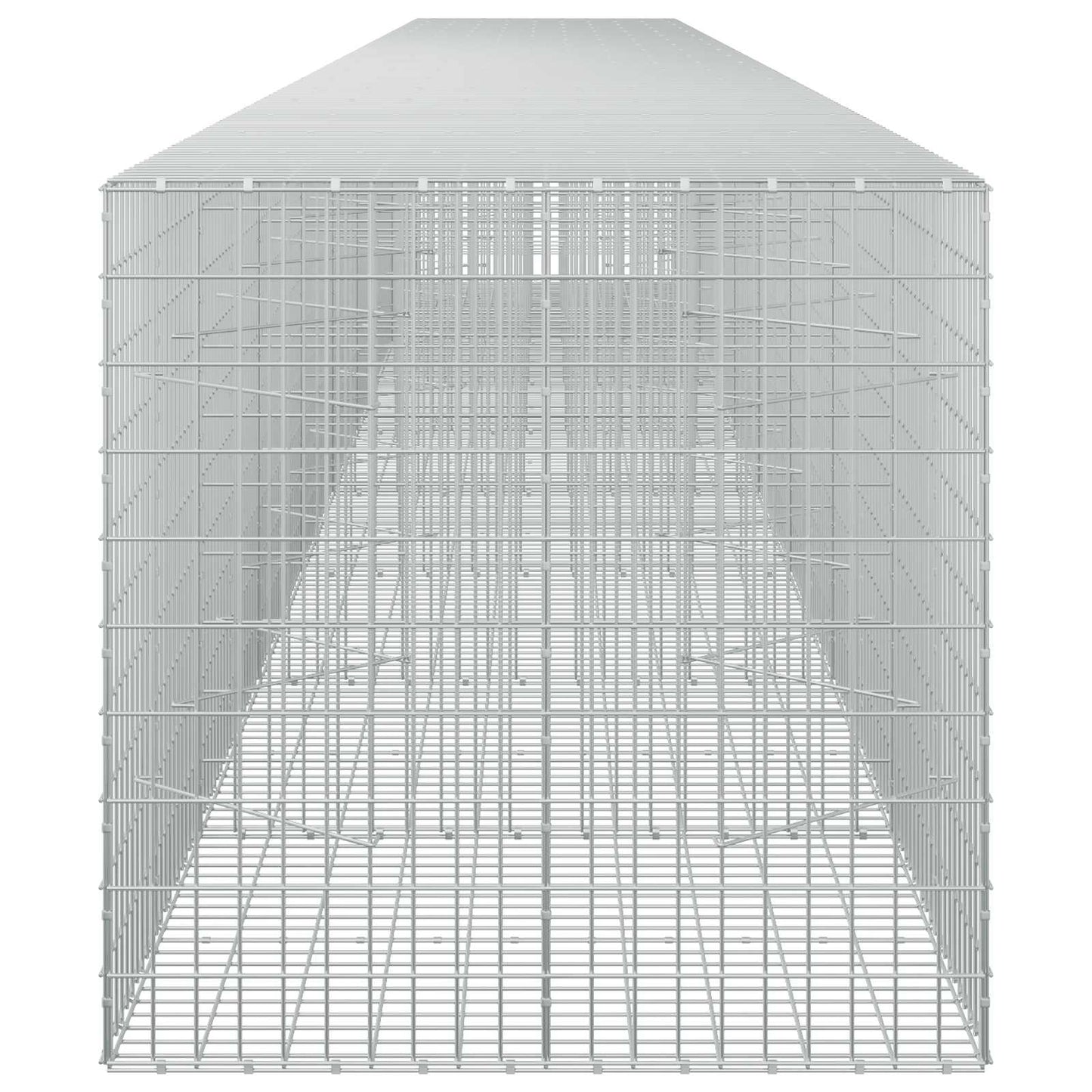 vidaXL Γκαμπιόν με σύρμα 5 mm και πλέγμα 5x10 cm 900x100x100 εκ