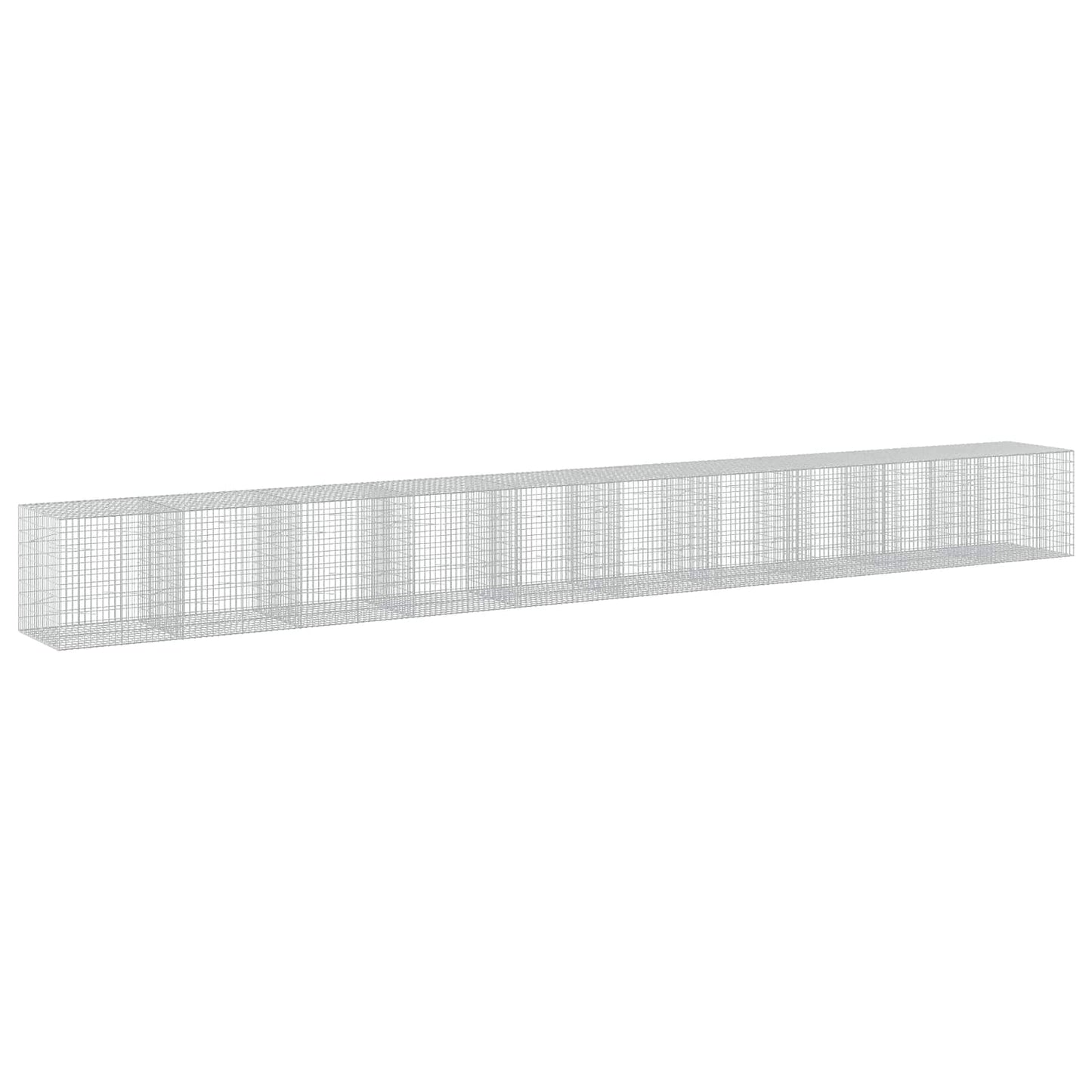 vidaXL Γκαμπιόν με σύρμα 5 mm και πλέγμα 5x10 cm 1000x100x100 εκ.