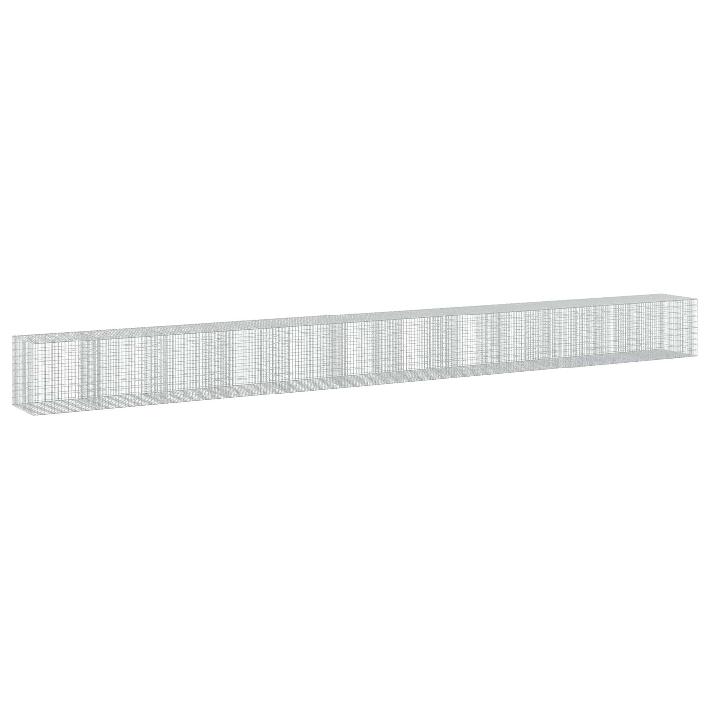 vidaXL Γκαμπιόν με σύρμα 5 mm και πλέγμα 5x10 cm 1200x100x100 εκ