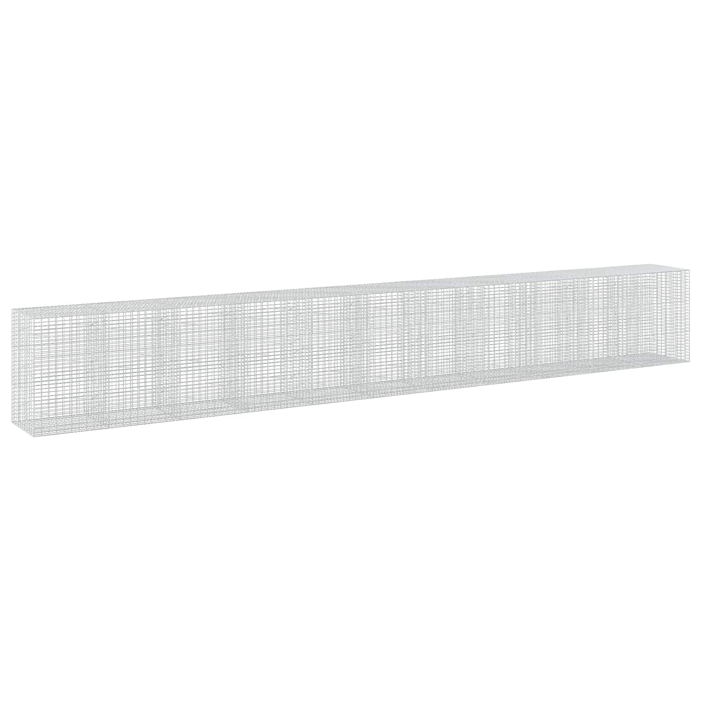 vidaXL Γκαμπιόν με σύρμα 5 mm και πλέγμα 5x10 cm 1100x100x150 εκ.