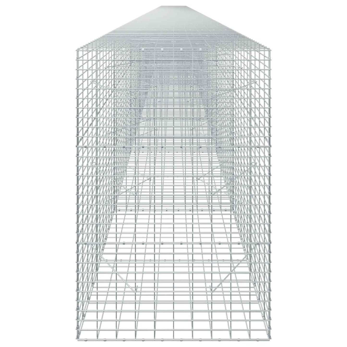 vidaXL Γκαμπιόν με σύρμα 5 mm και πλέγμα 5x10 cm 1100x100x150 εκ.
