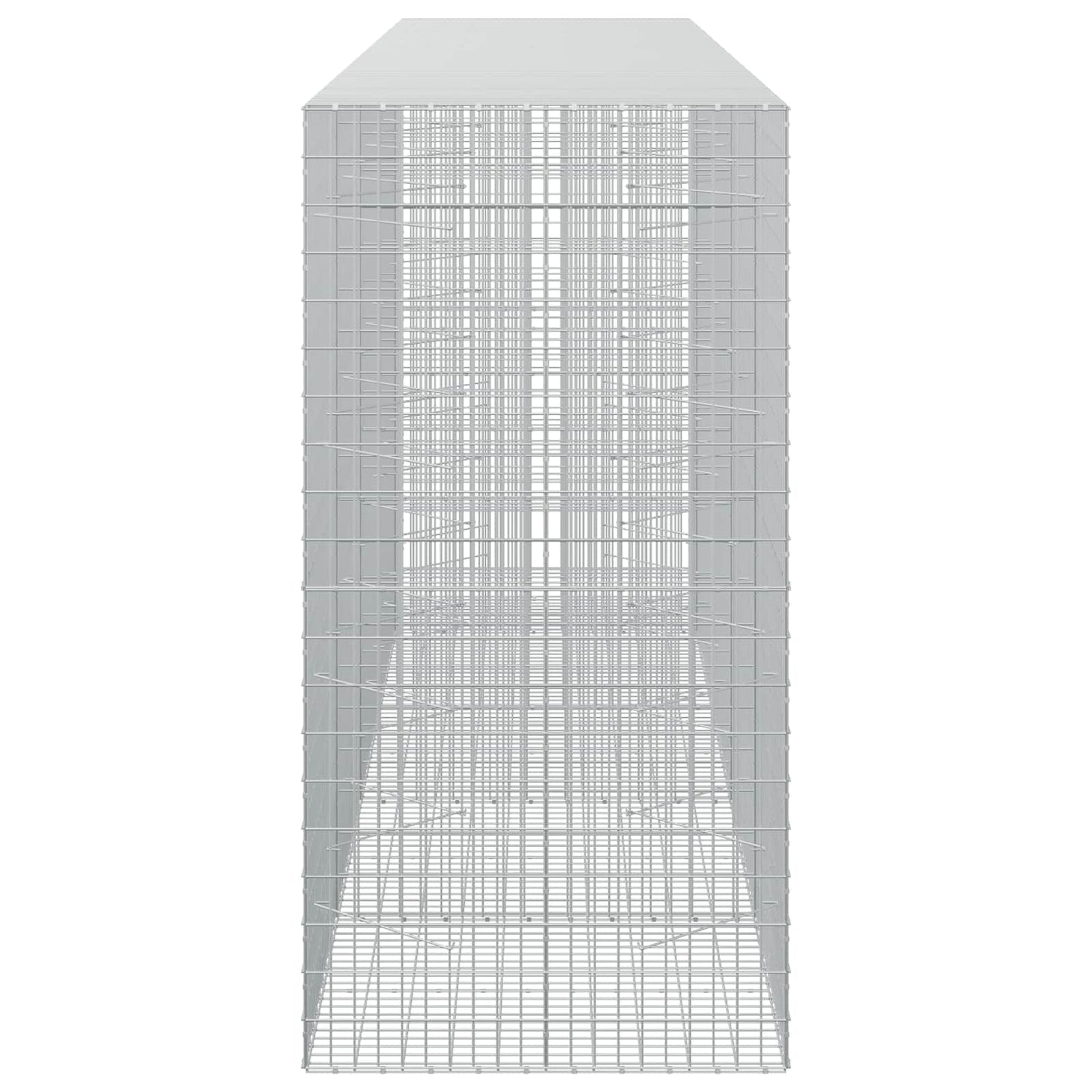 vidaXL Γκαμπιόν με σύρμα 5 mm και πλέγμα 5x10 cm 450x100x200 εκ