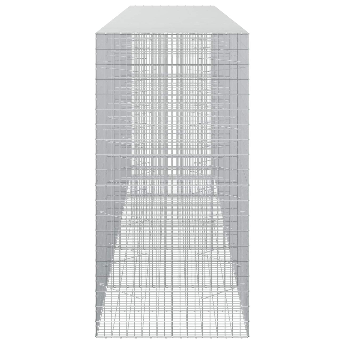 vidaXL Γκαμπιόν με σύρμα 5 mm και πλέγμα 5x10 cm 500x100x200 εκ