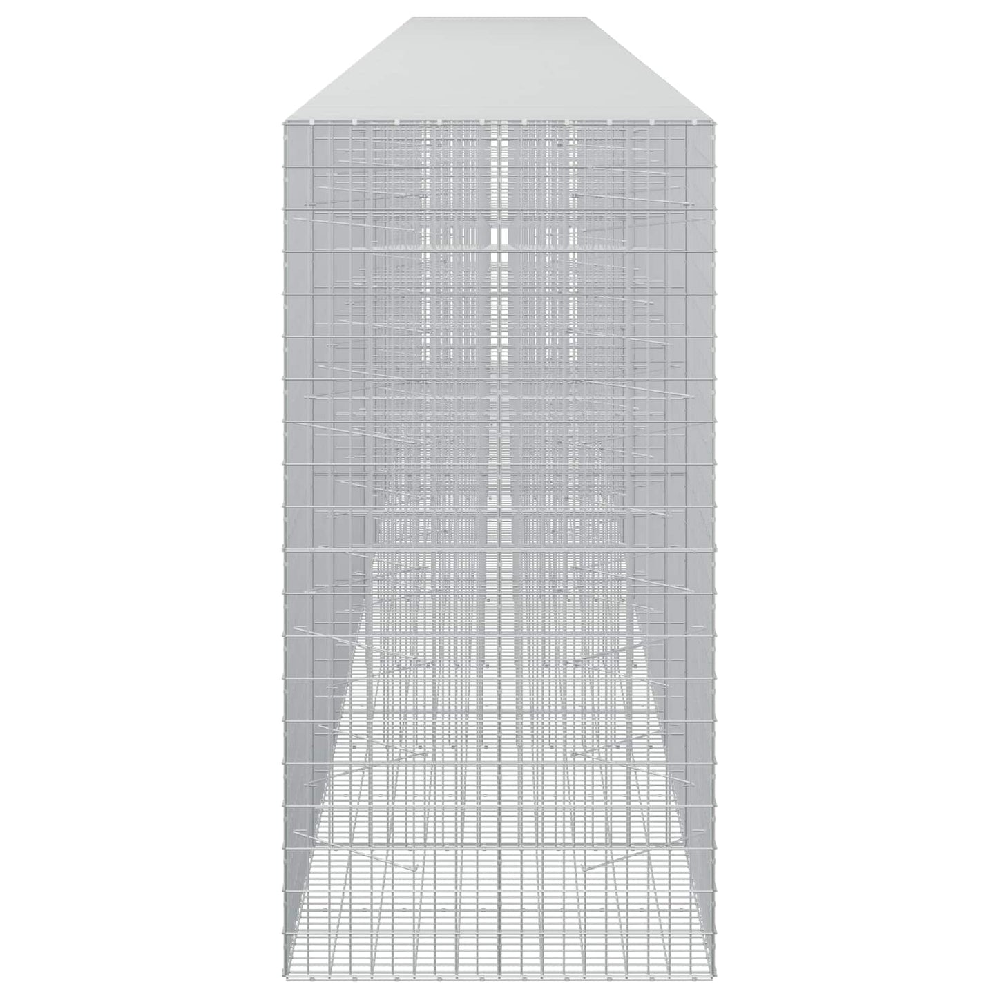 vidaXL Γκαμπιόν με σύρμα 5 mm και πλέγμα 5x10 cm 1000x100x200 εκ