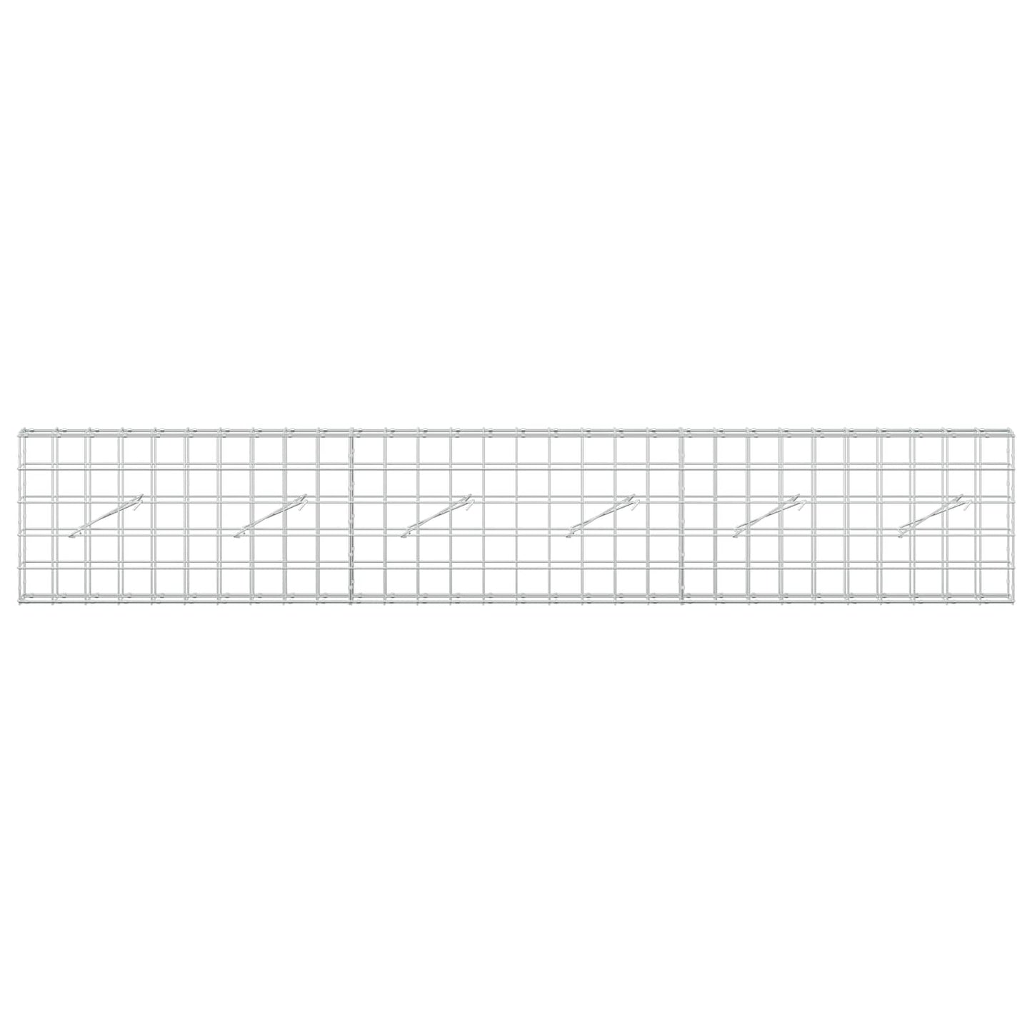 vidaXL Γκαμπιόν με σύρμα 5 mm και πλέγμα 10x10 cm 300x10x50 εκ