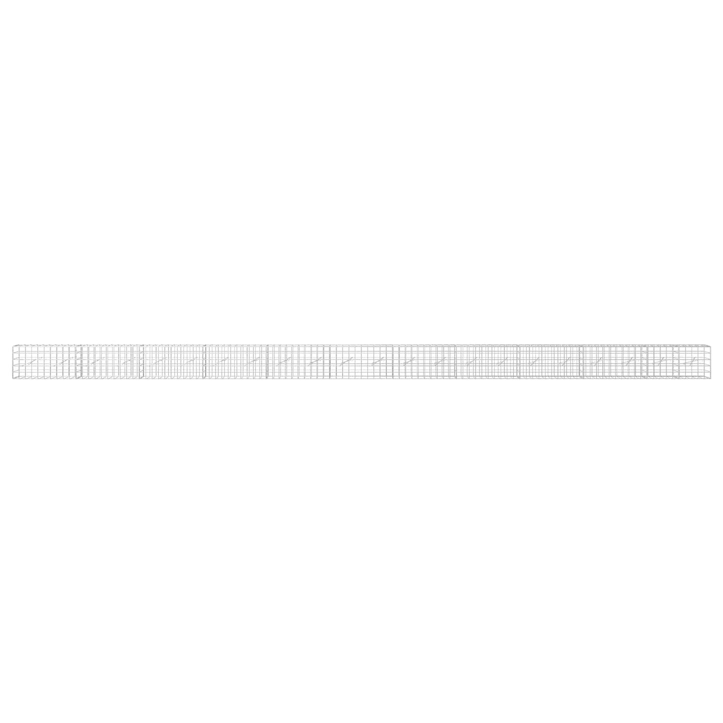 vidaXL Γκαμπιόν με σύρμα 5 mm και πλέγμα 10x10 cm 1100x10x50 εκ