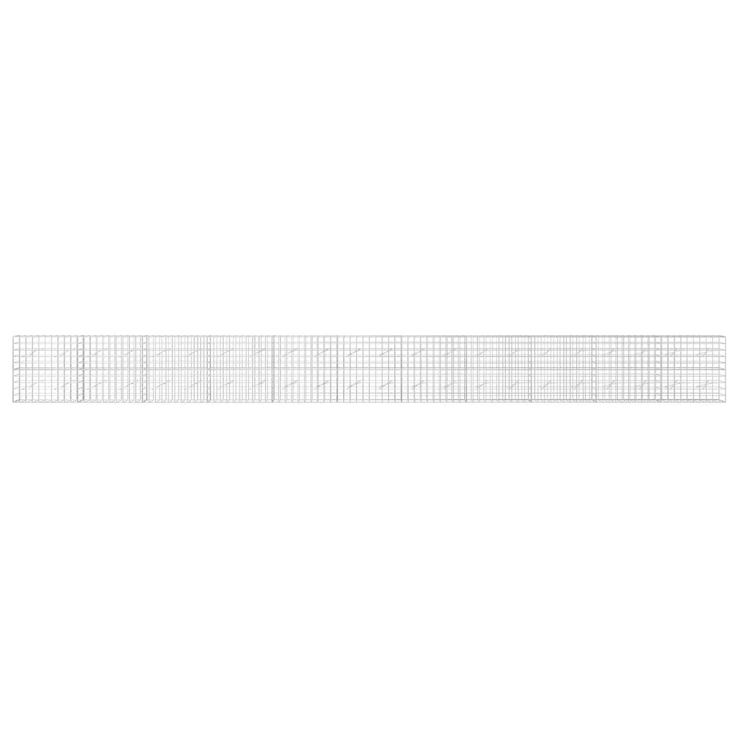 vidaXL Γκαμπιόν με σύρμα 5 mm και πλέγμα 10x10 cm 1100x10x100 εκ