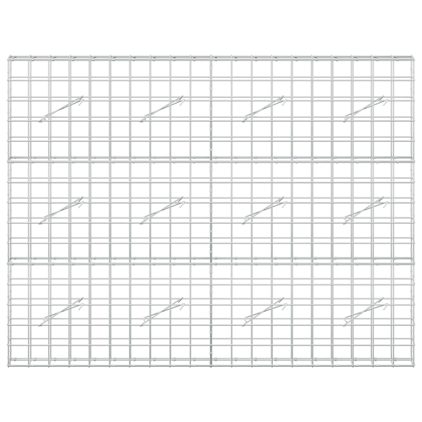 vidaXL Γκαμπιόν με σύρμα 5 mm και πλέγμα 10x10 cm 200x10x150 εκ