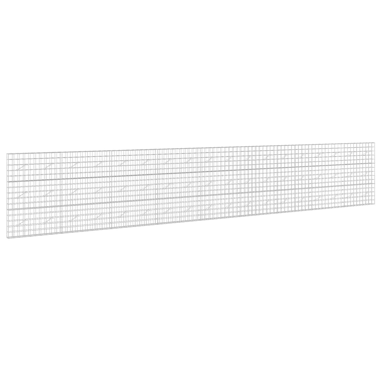vidaXL Γκαμπιόν με σύρμα 5 mm και πλέγμα 10x10 cm 900x10x150 εκ