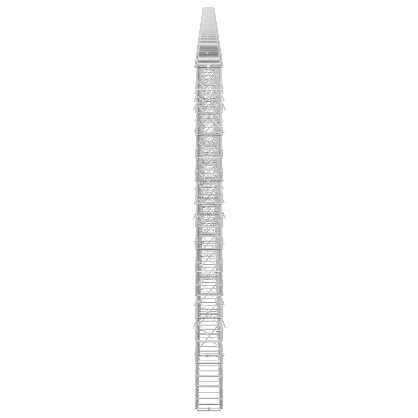 vidaXL Γκαμπιόν με σύρμα 5 mm και πλέγμα 10x10 cm 1050x10x150 εκ