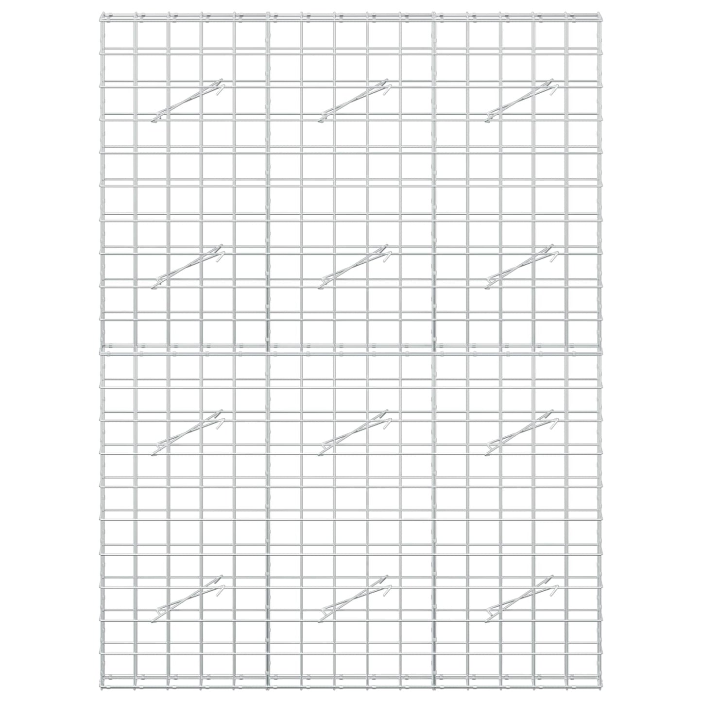 vidaXL Γκαμπιόν με σύρμα 5 mm και πλέγμα 10x10 cm 150x10x200 εκ
